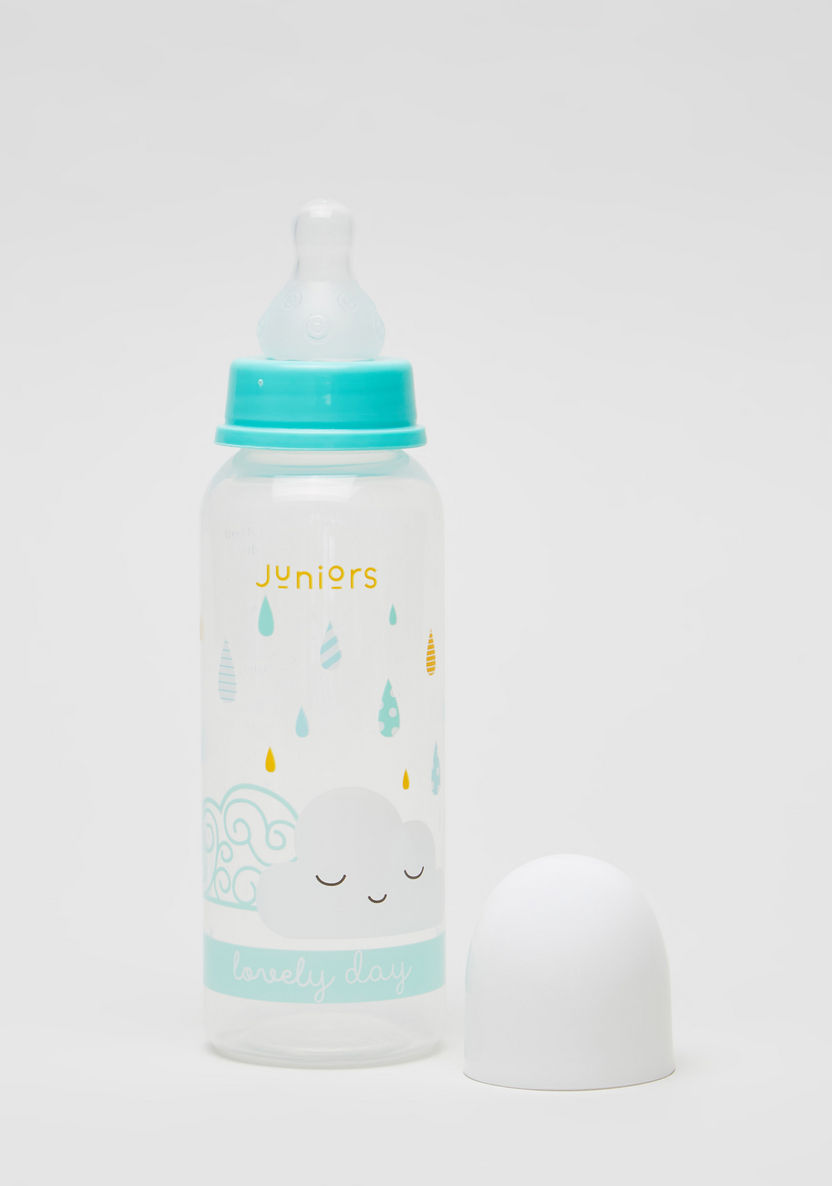 Juniors Printed Feeding Bottle with Cap - 250 ml-Bottles and Teats-image-1
