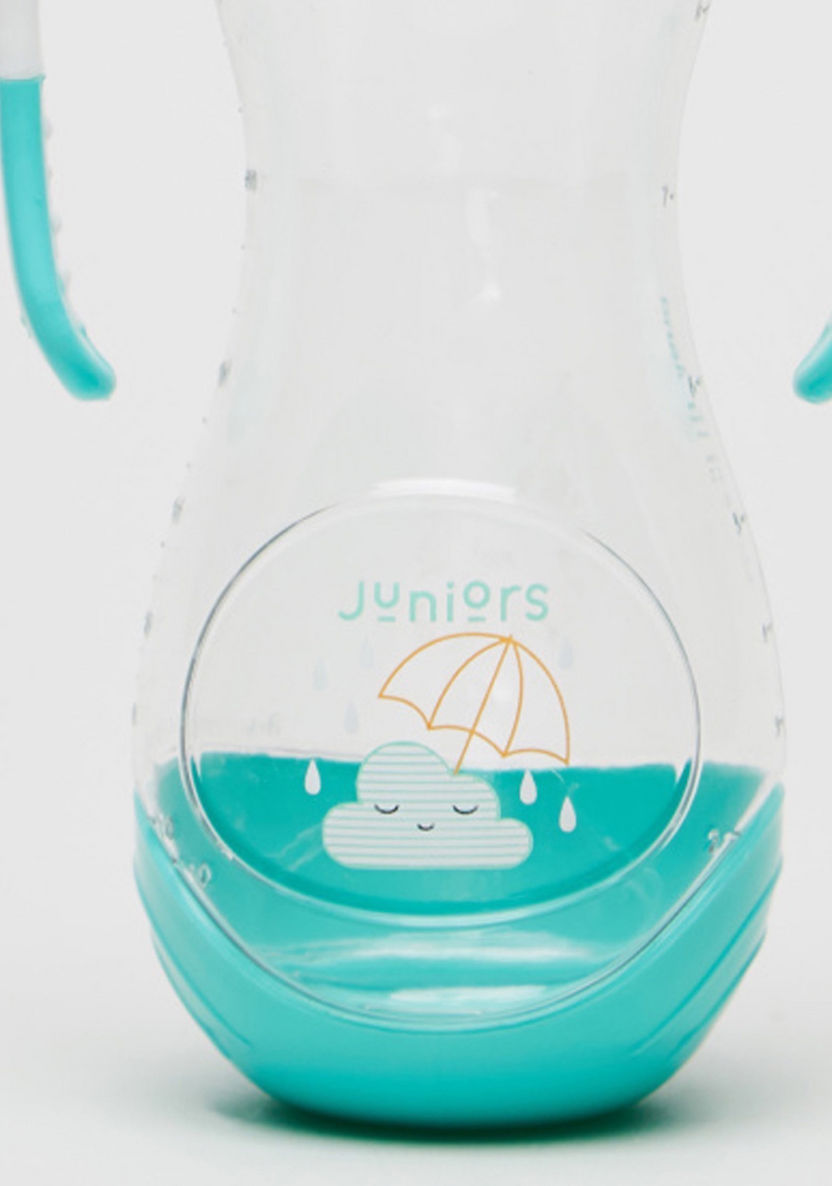 Juniors Printed Feeding Bottle with Base and Side Handles - 250 ml-Bottles and Teats-image-4