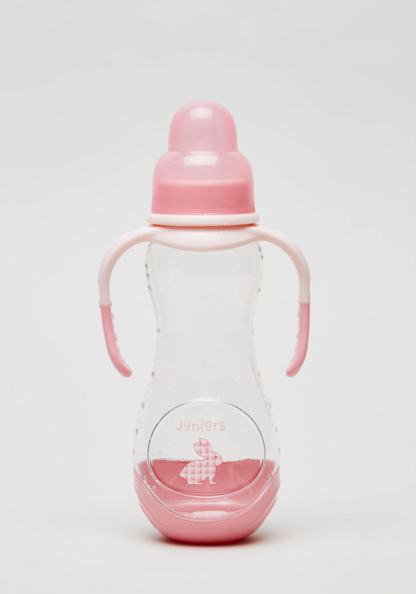 Juniors Printed Feeding Bottle with Handle - 250 ml-Bottles and Teats-image-1