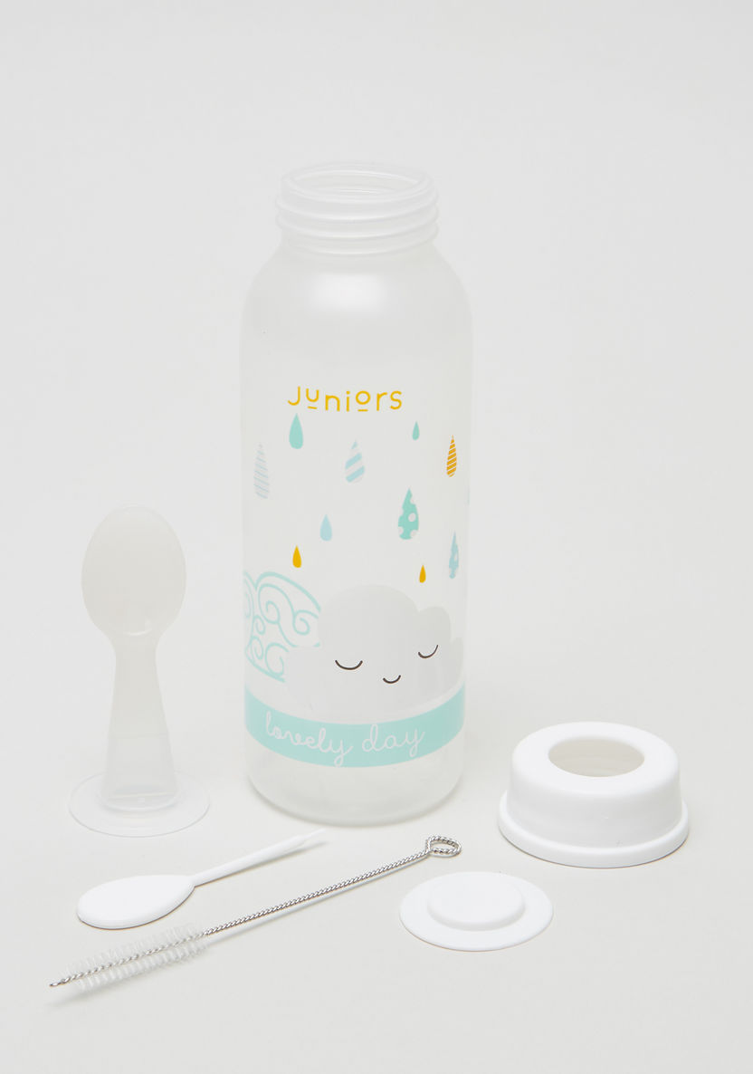 Juniors Aqua Rain Print Spoon Feeder - 250 ml-Bottles and Teats-image-4