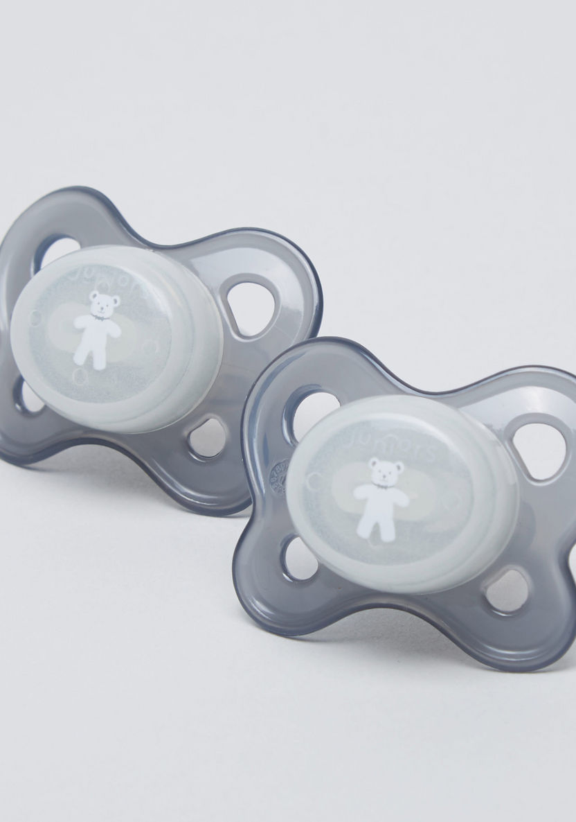 Juniors Printed Pacifier - Set of 2-Pacifiers-image-1
