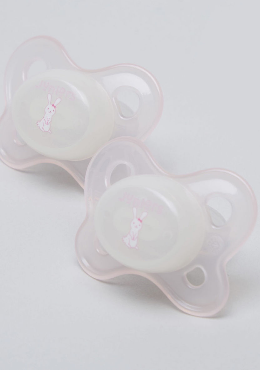 Juniors Printed Soother - Set of 2-Pacifiers-image-0