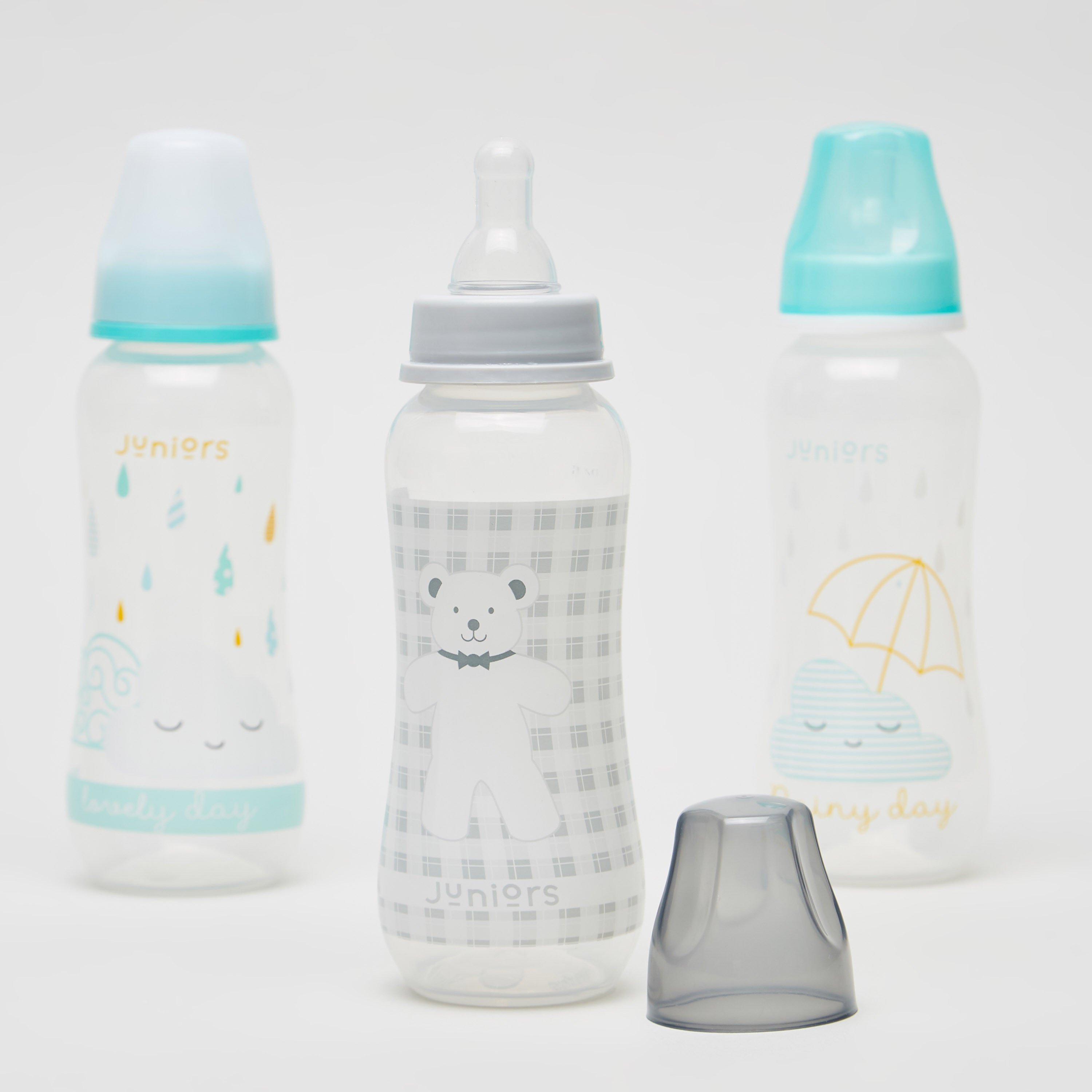 حامل رضّاعات و6 قارورات بطبعات من جونيورز-baby-feeding-feedingbottles-bottlesandteats-image-2