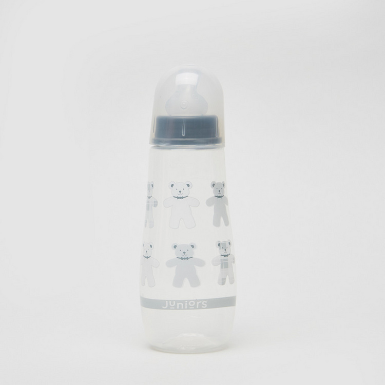 Juniors Printed Feeding Bottle with Cap - 300 ml