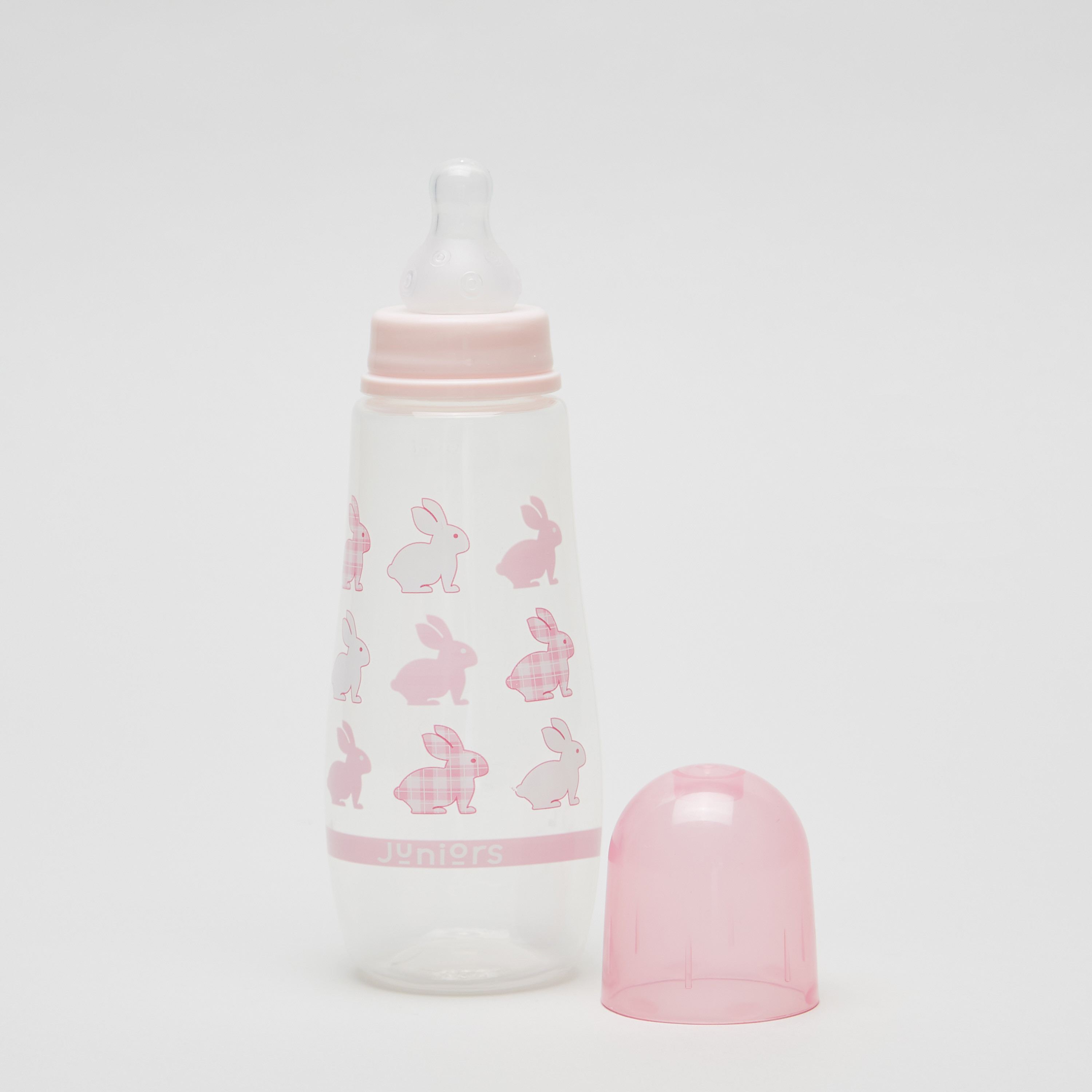 رضّاعة بطبعات وغطاء من جونيورز - 300 مل-baby-feeding-feedingbottles-bottlesandteats-image-2