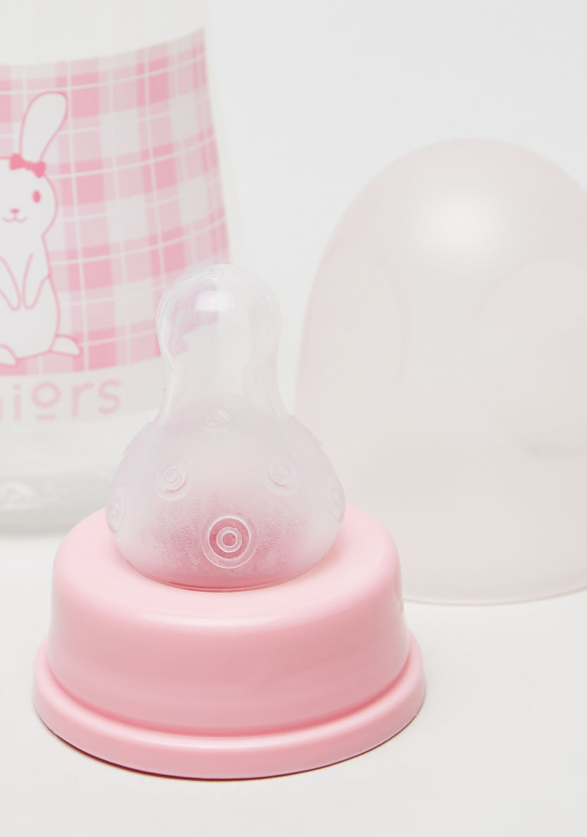 Juniors Printed Feeding Bottle with Cap - 120 ml-Bottles and Teats-image-2