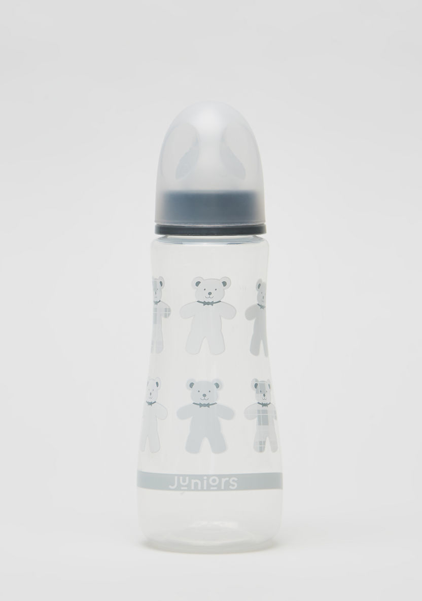 Juniors Printed Feeding Bottle with Cap - 250 ml-Bottles and Teats-image-0