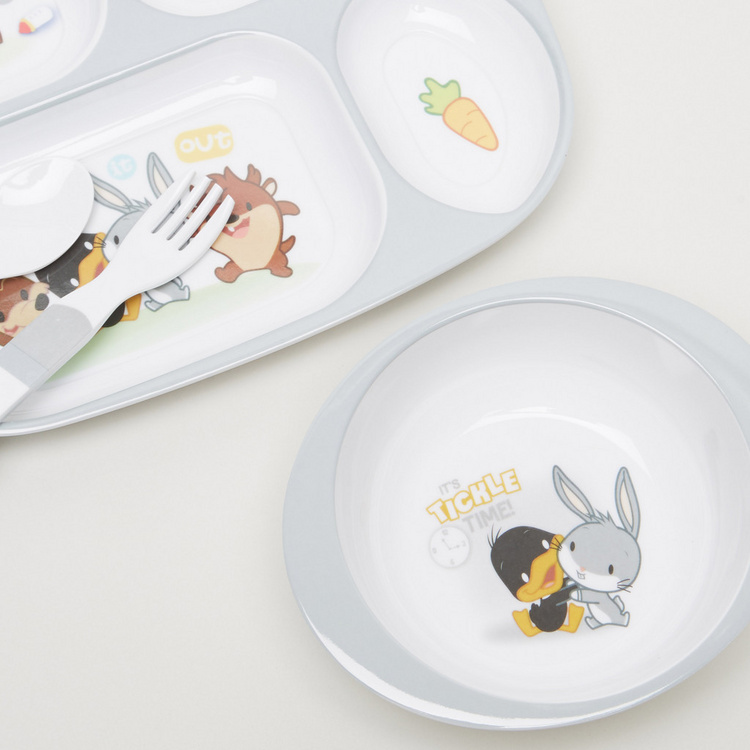 Daffy Duck and Friends Print 5-Piece Dinner Set