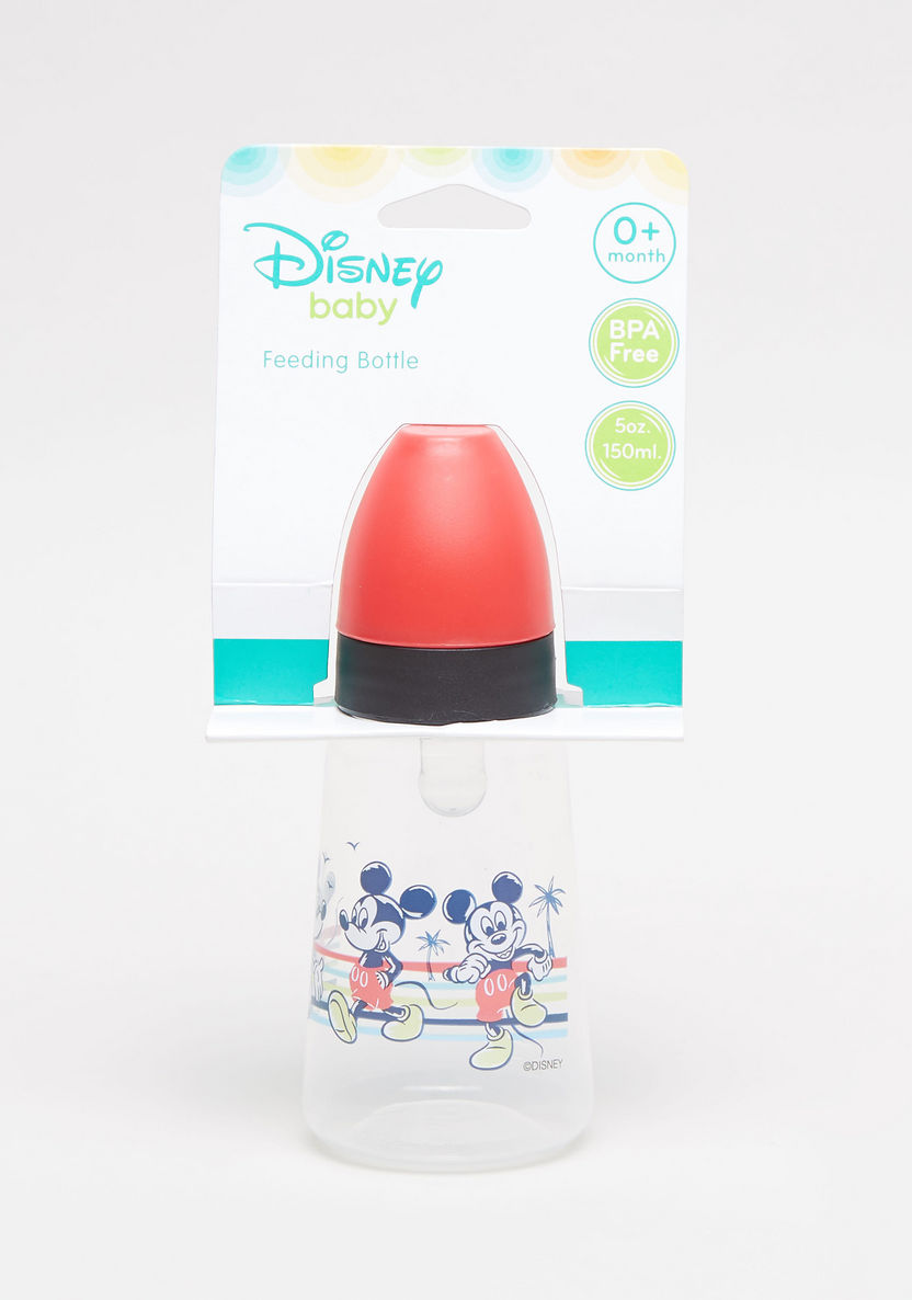 Disney Mickey Mouse Prints Feeding Bottle - 150 ml-Bottles and Teats-image-0