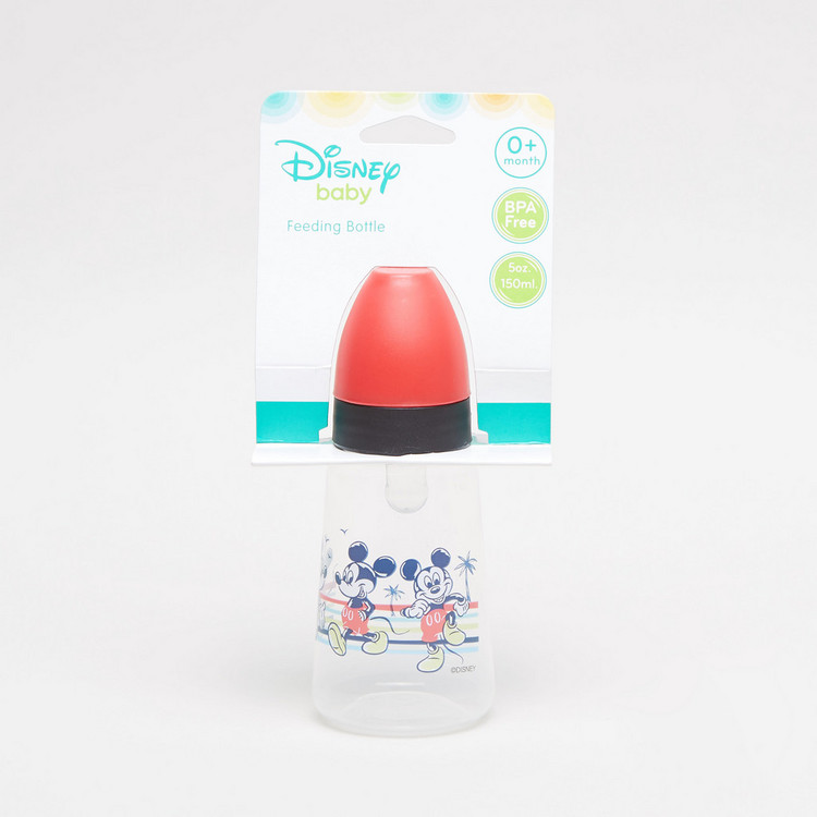 Disney Mickey Mouse Prints Feeding Bottle - 150 ml