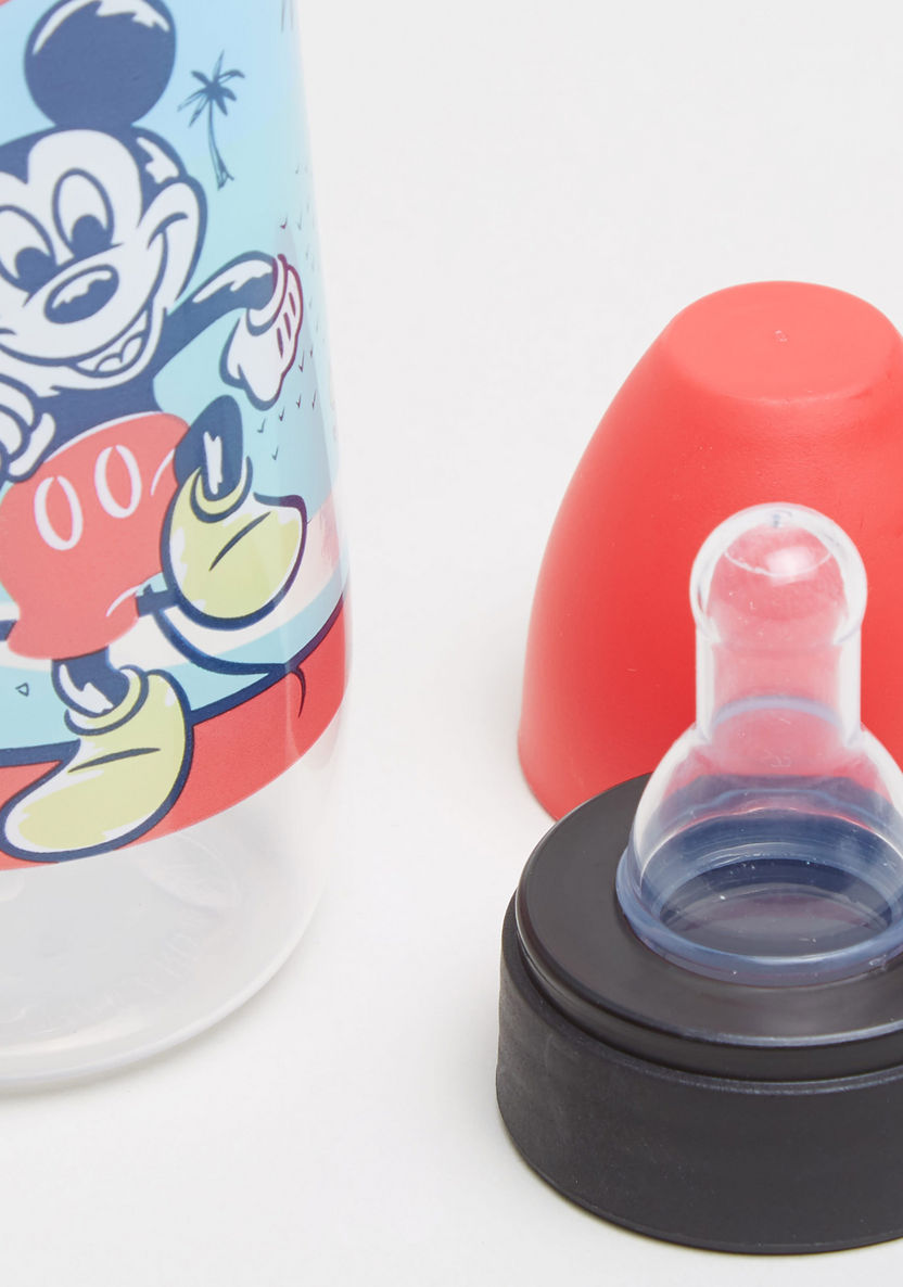 Disney Mickey Mouse Moves Prints Feeding Bottle - 250 ml-Bottles and Teats-image-2
