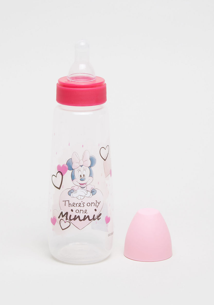 Disney Minnie Circus Prints Feeding Bottle - 250 ml-Bottles and Teats-image-1