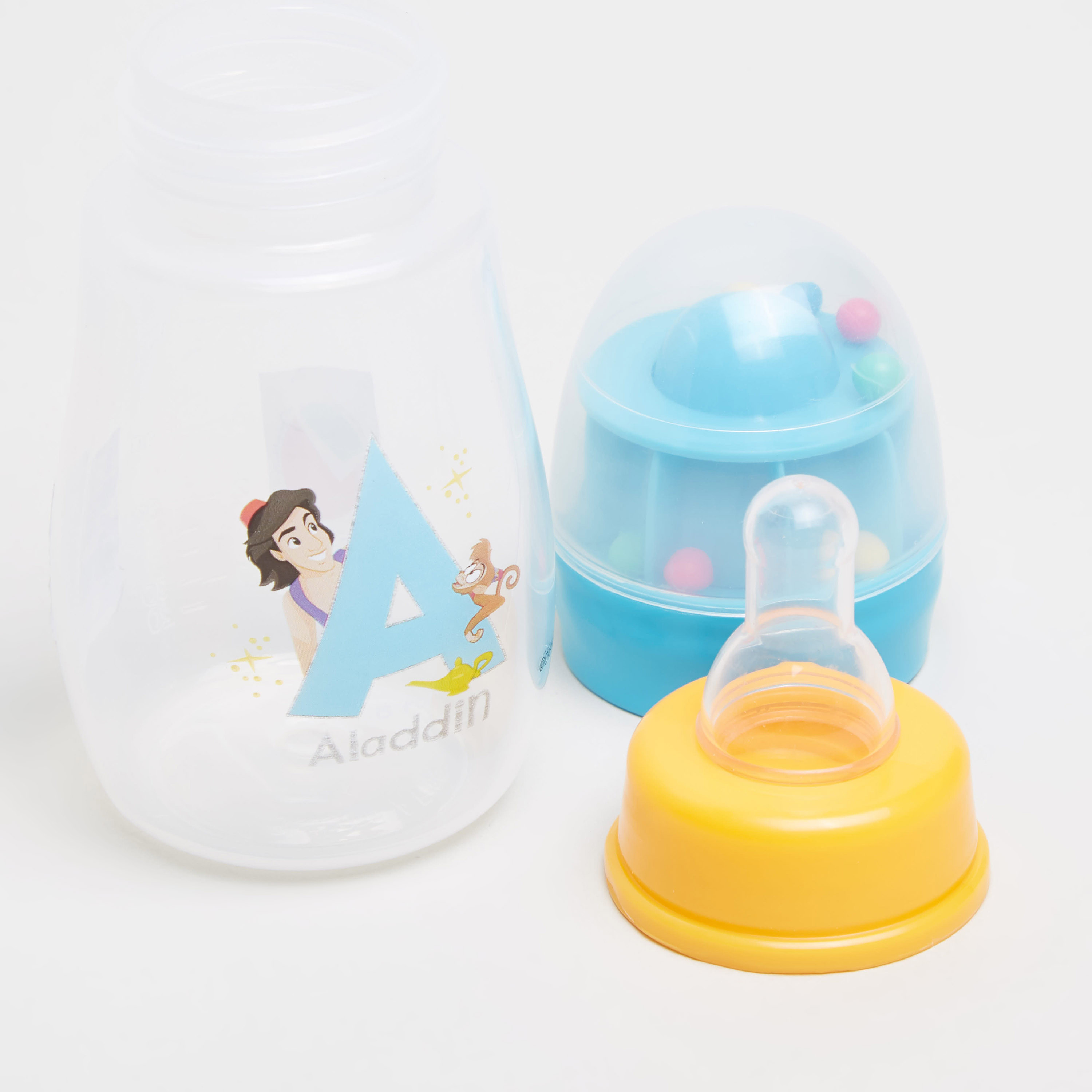 Disney Aladdin Print Feeding Bottle with Rattle Lid - 150 ml-baby-feeding-feedingbottles-bottlesandteats-image-3