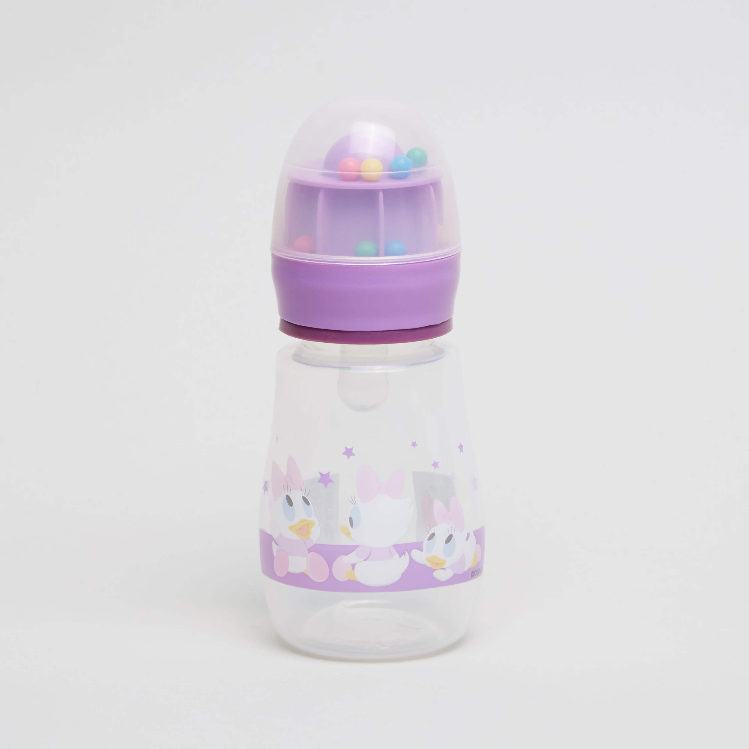 Printed Feeding Bottle with Rattle - 150 ml-baby-feeding-feedingbottles-bottlesandteats-image-1