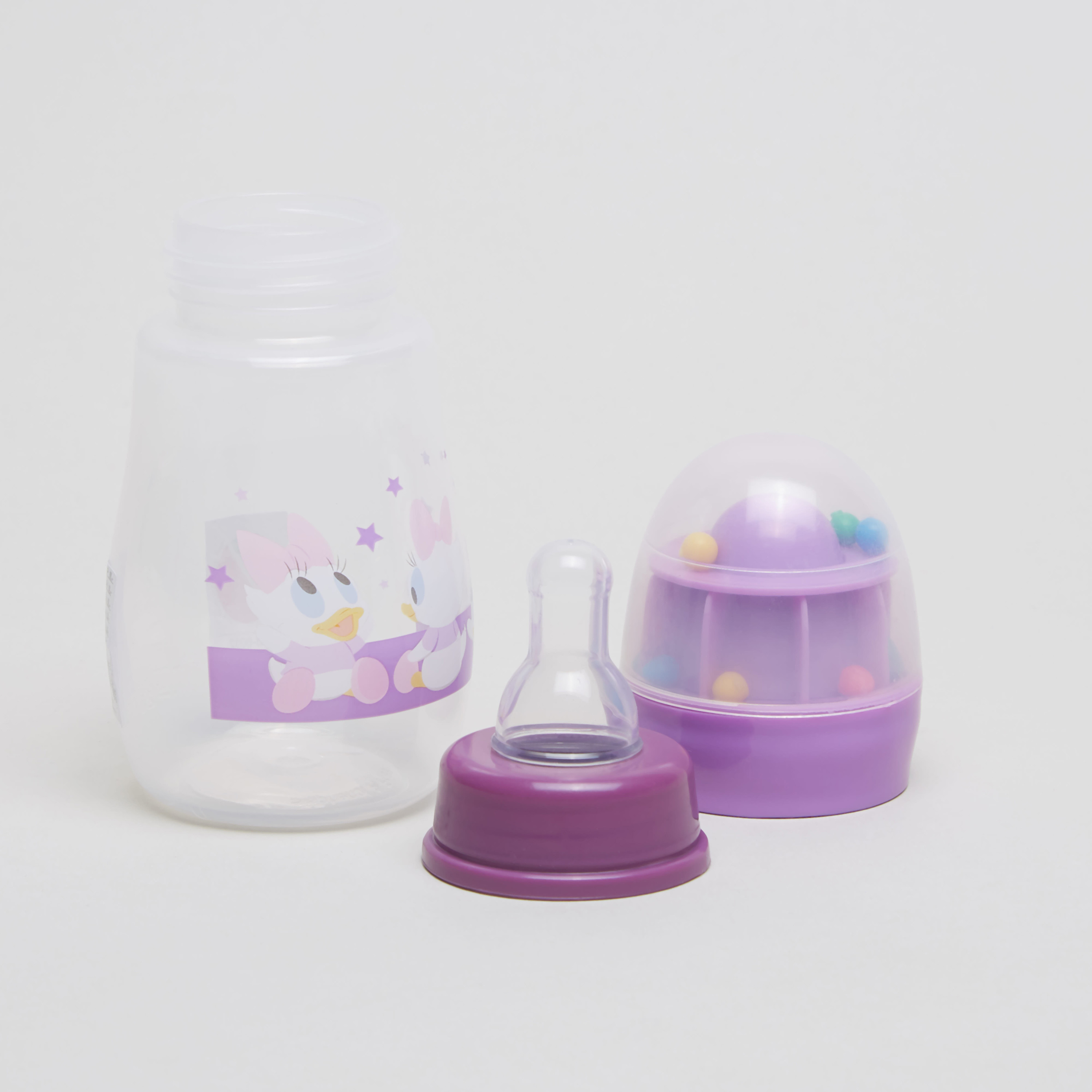 Printed Feeding Bottle with Rattle - 150 ml-baby-feeding-feedingbottles-bottlesandteats-image-2