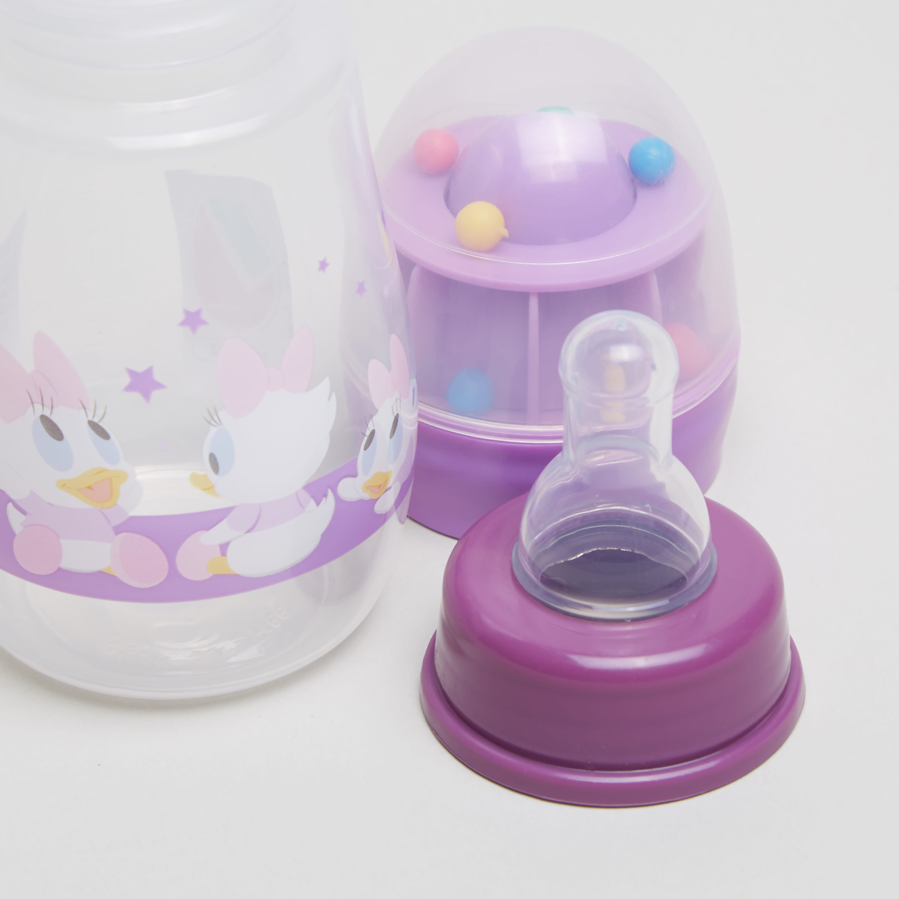 Printed Feeding Bottle with Rattle - 150 ml-baby-feeding-feedingbottles-bottlesandteats-image-3