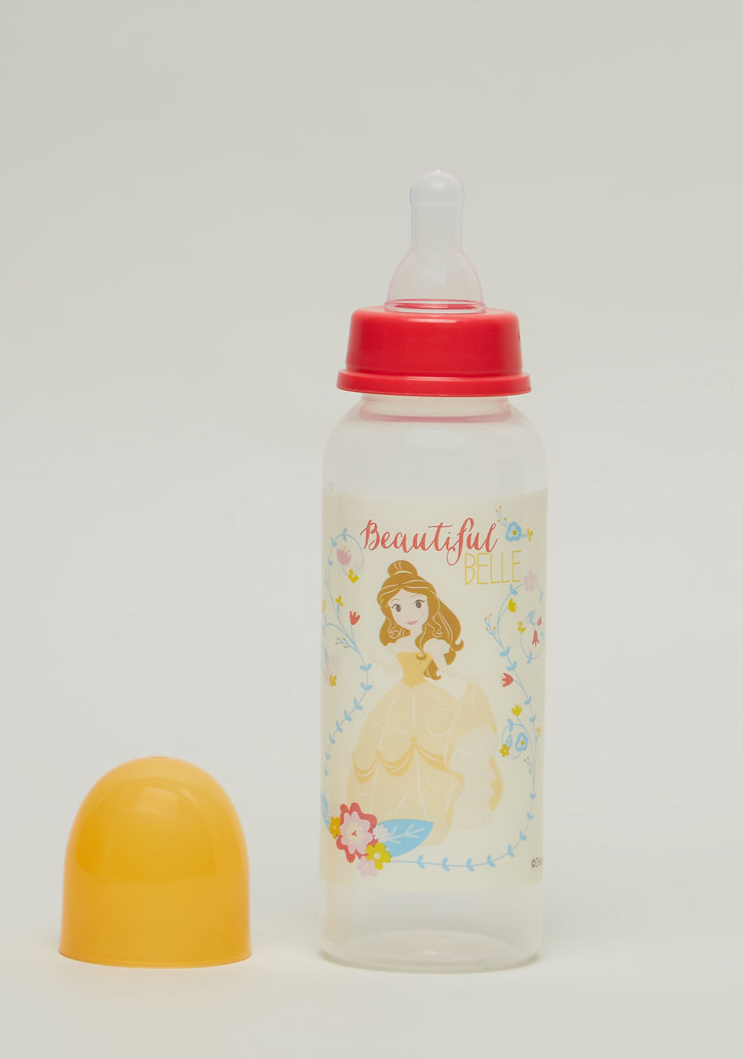 Disney Princess Print Feeding Bottle 250 ml - Set of 3-Bottles and Teats-image-2