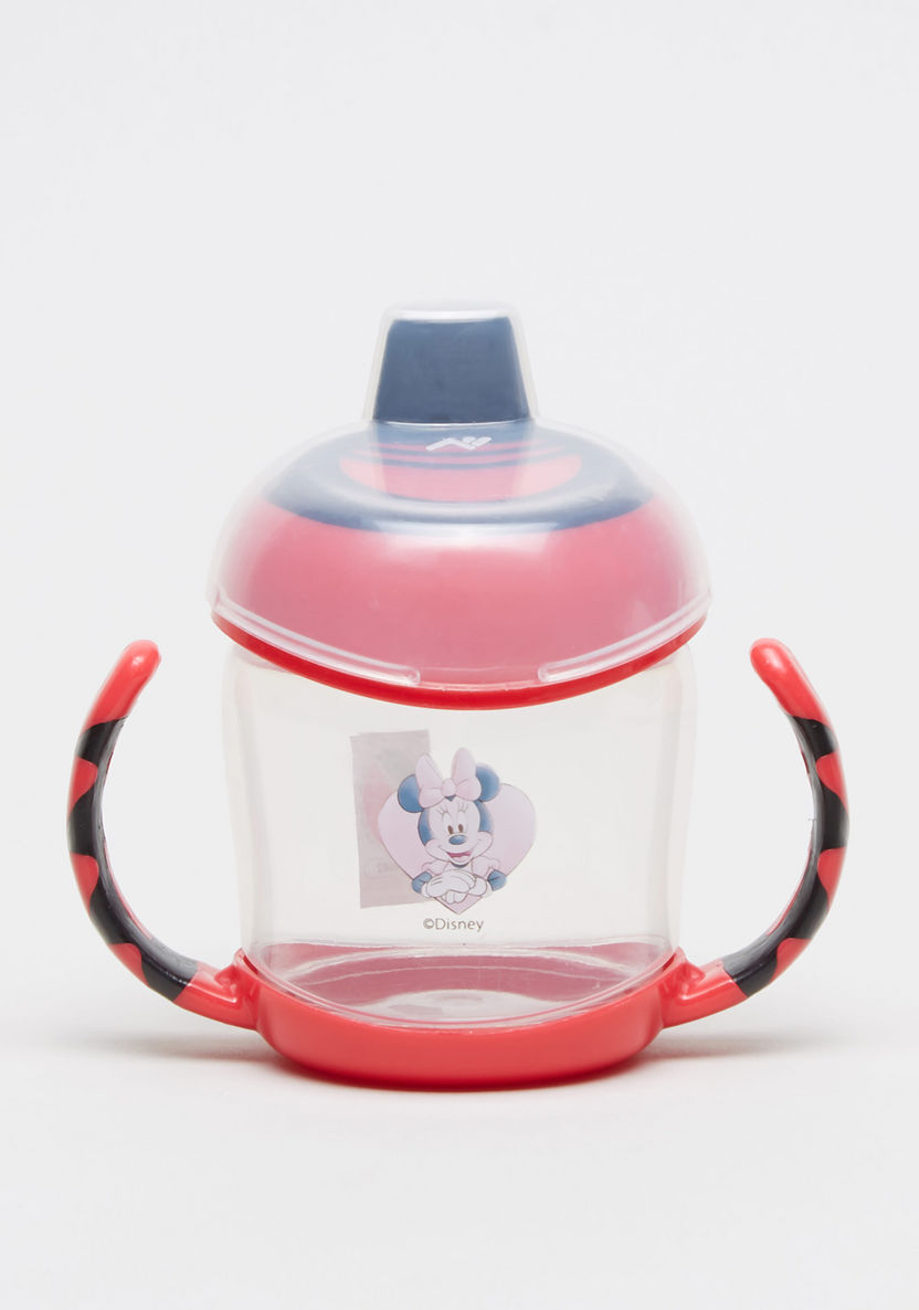 Minnie Mouse Print Spill Proof Cup with Cap-Mealtime Essentials-image-0