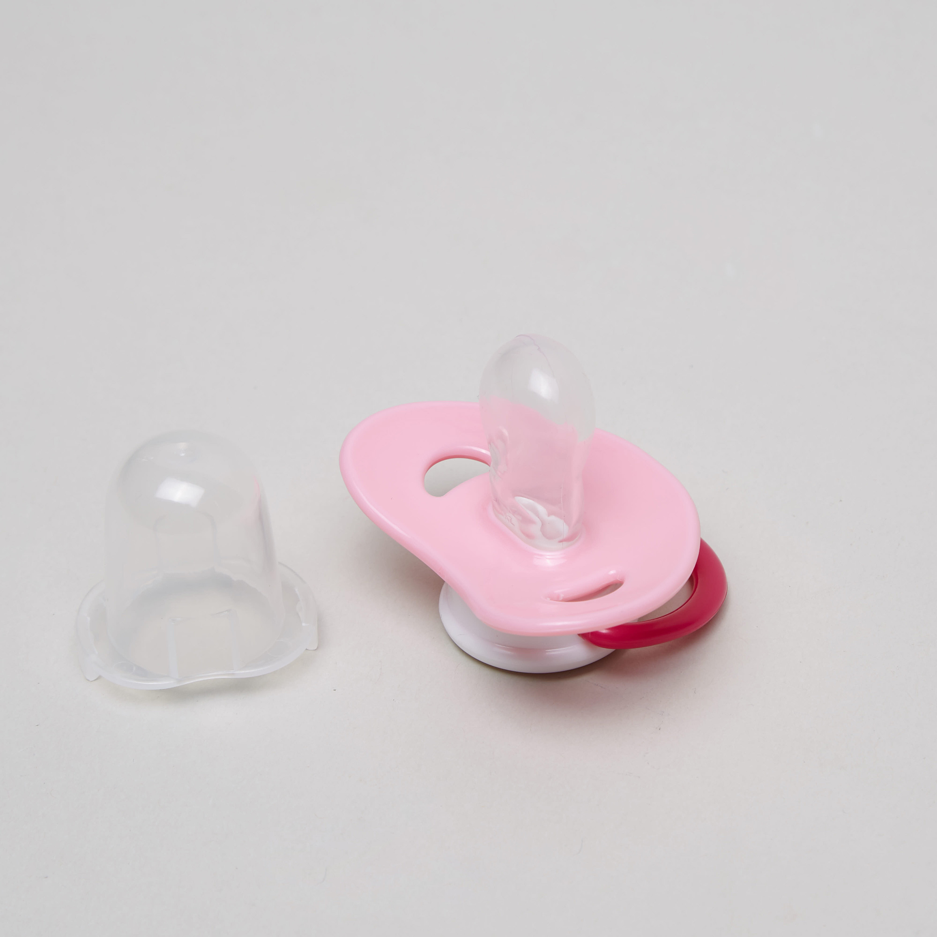 Minnie Mouse Print Knob Pacifier with Cap-baby-feeding-pacifiers-image-3