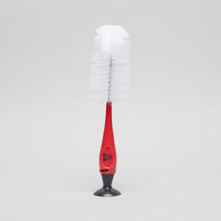 Mickey Mouse Print Bottle and Nipple Brush