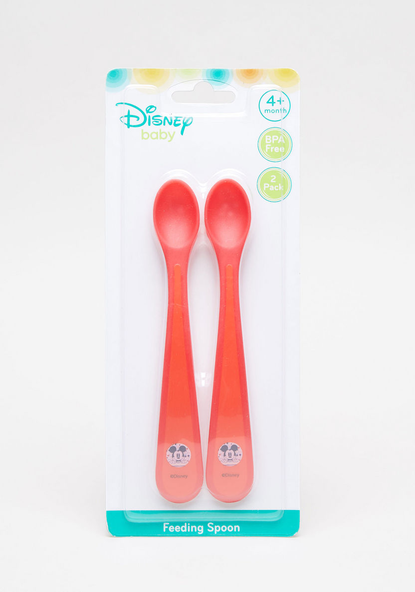 Disney Mickey Mouse Moves Prints Spoon - Set of 2-Mealtime Essentials-image-2
