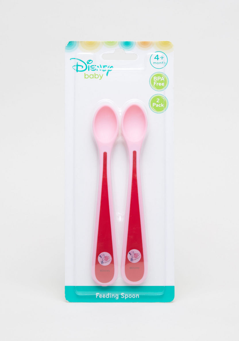 Disney Baby Minnie Circus Print Spoon - Set of 2-Mealtime Essentials-image-0
