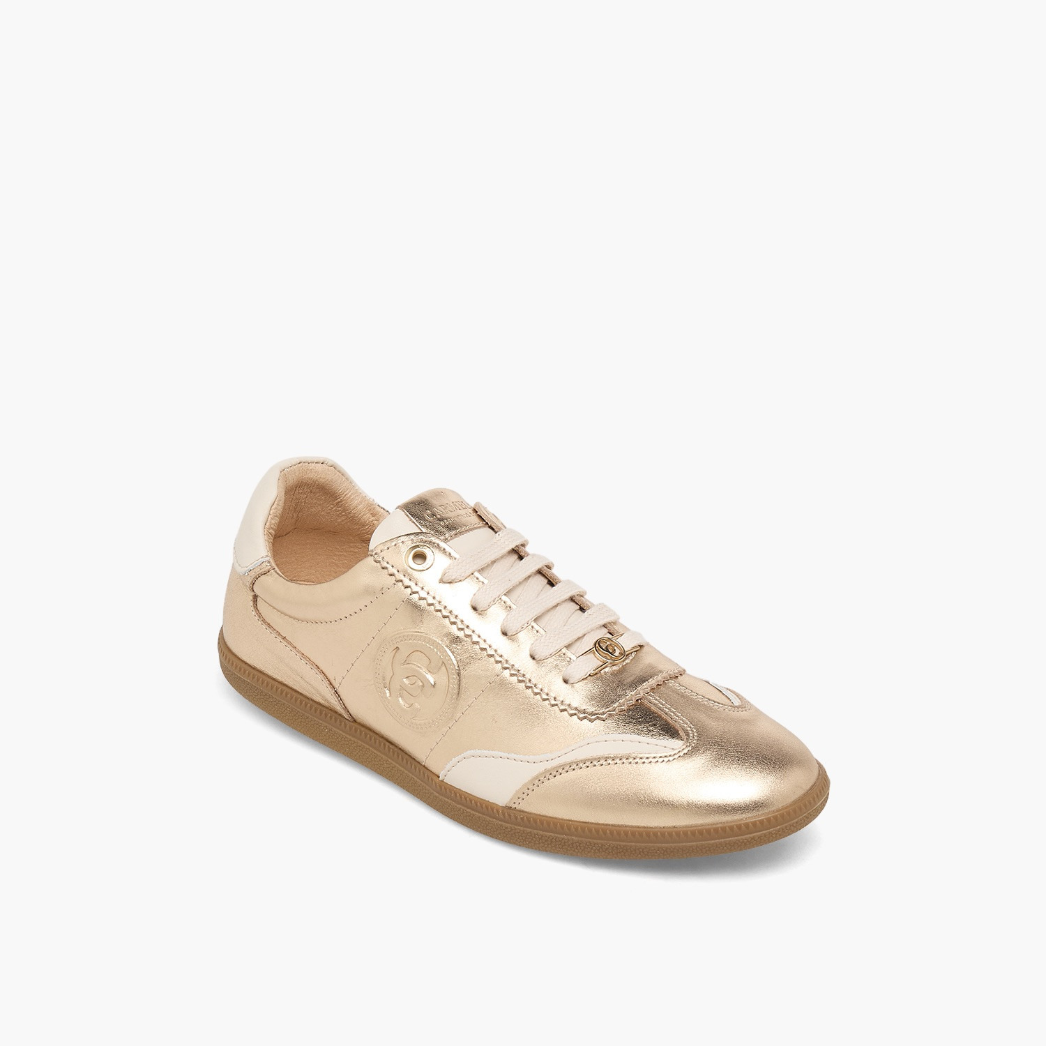 حذاء سنيكرز كاحل جلد برباط للنساء من كارميلا-women-shoes-sneakers-image-2
