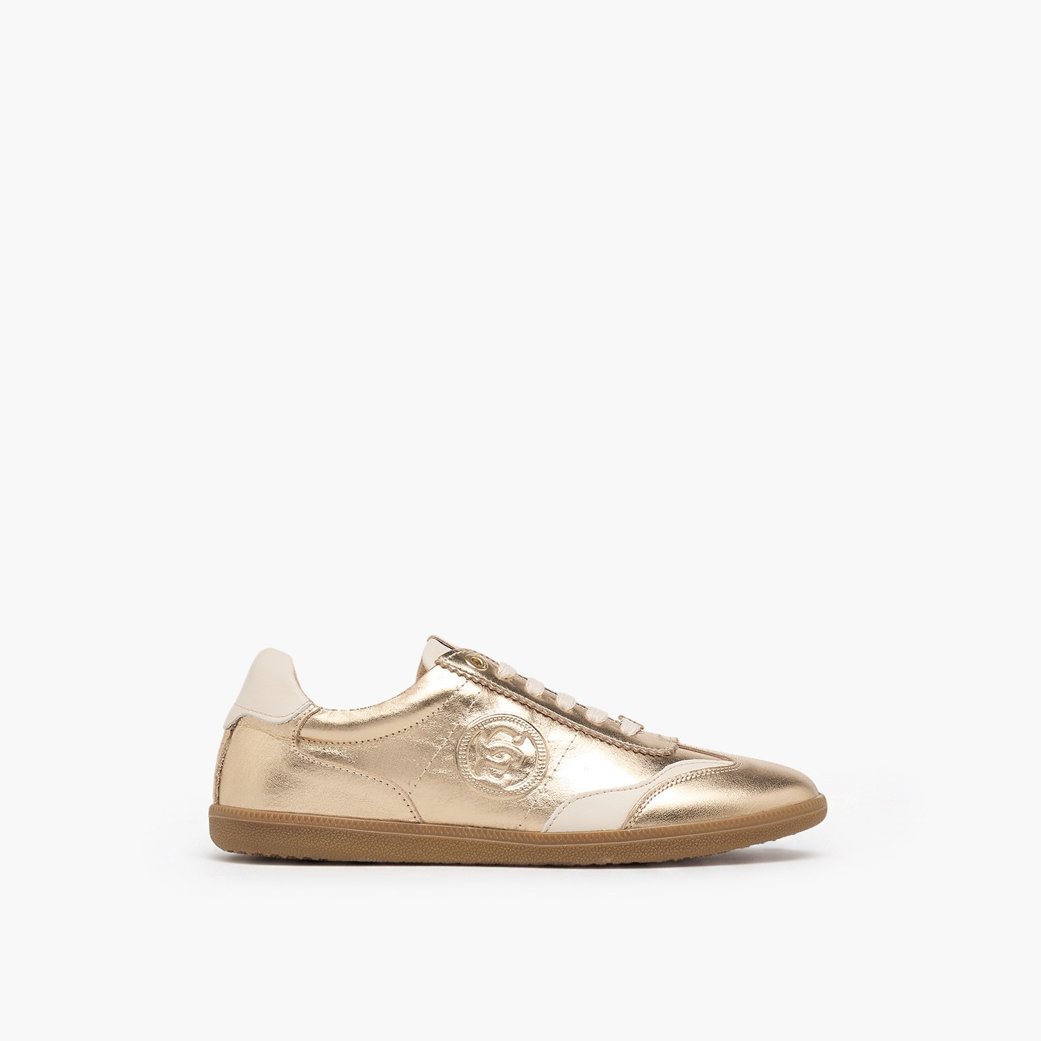 حذاء سنيكرز كاحل جلد برباط للنساء من كارميلا-women-shoes-sneakers-image-3