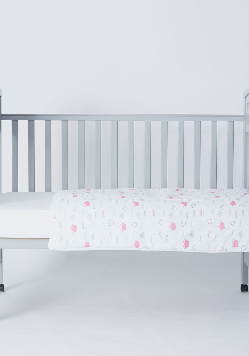 Juniors Crown Print Comforter-Baby Bedding-image-0