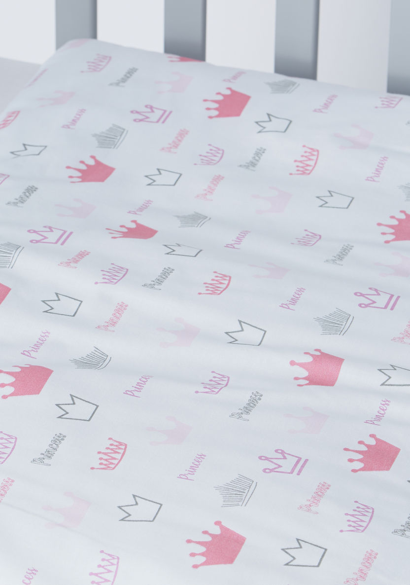 Juniors Crown Print Comforter-Baby Bedding-image-1