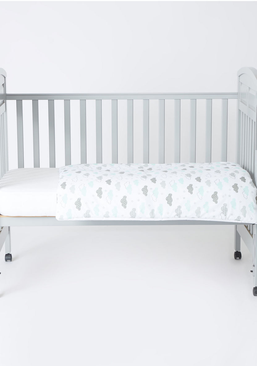 Juniors Cloud Print Comforter - 83x106 cms-Baby Bedding-image-0
