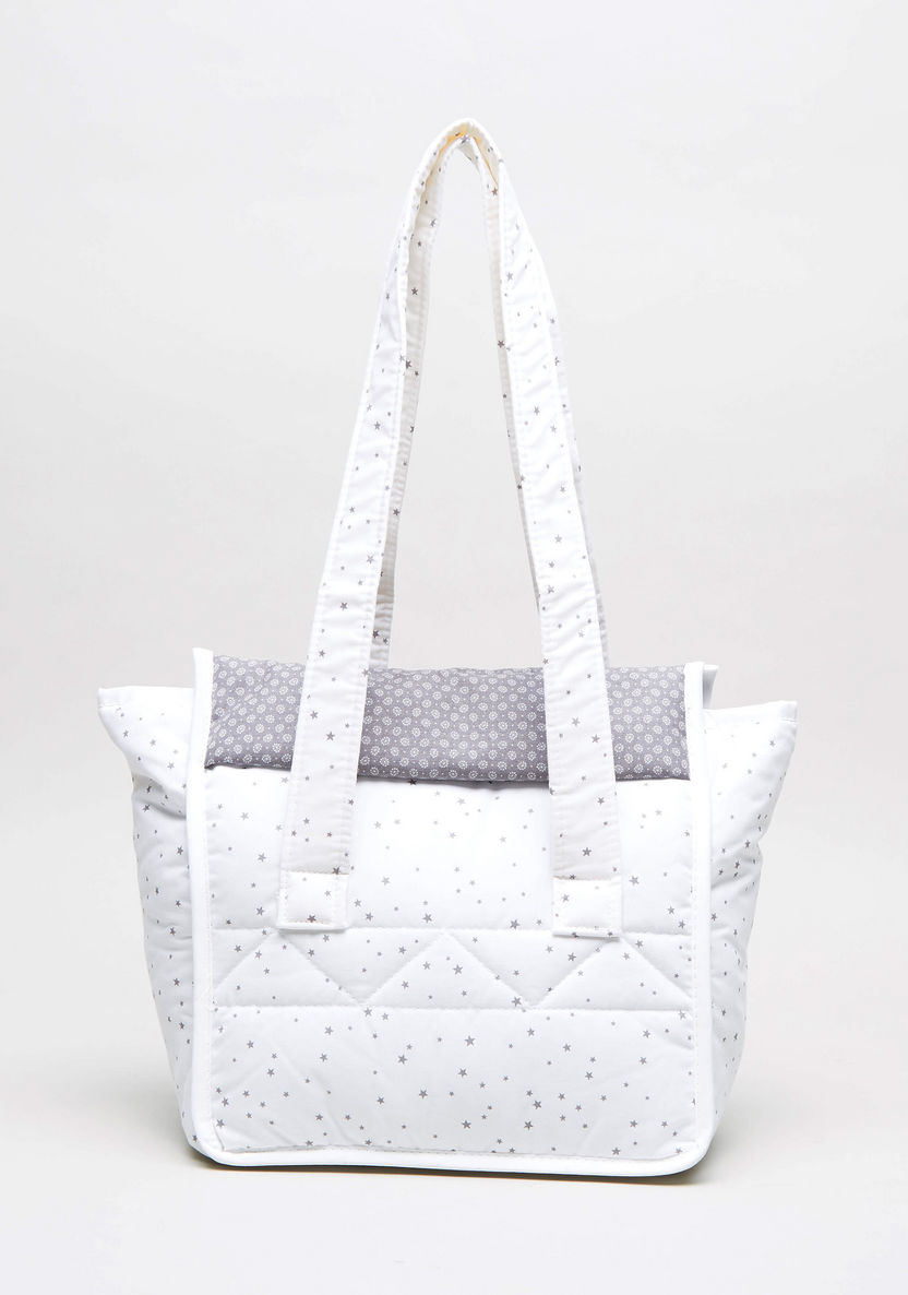 Cambrass Printed Diaper Bag with Twin Handles-Diaper Bags-image-0
