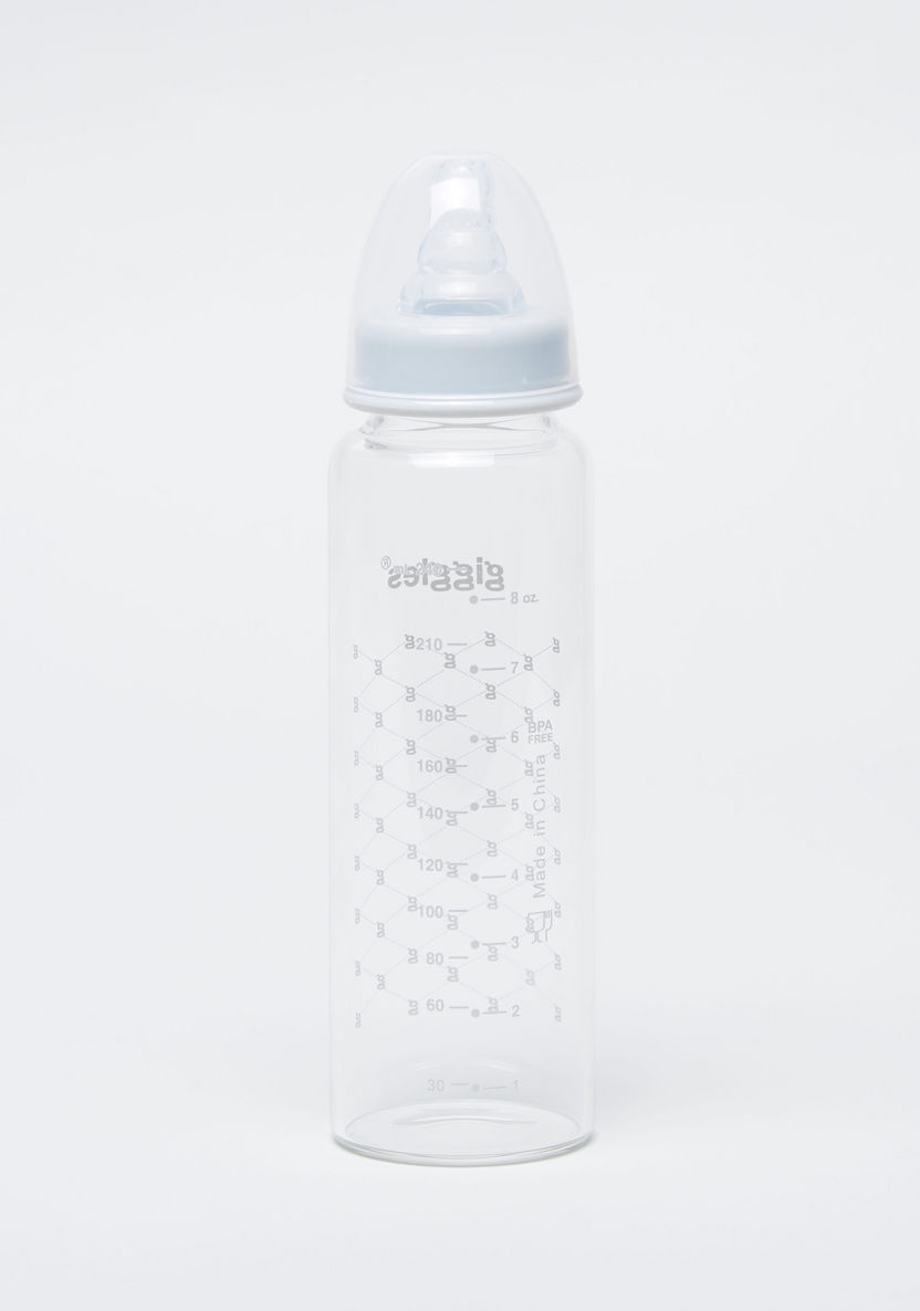 Giggles Printed Feeding Bottle with Cap - 240 ml-Bottles and Teats-image-3