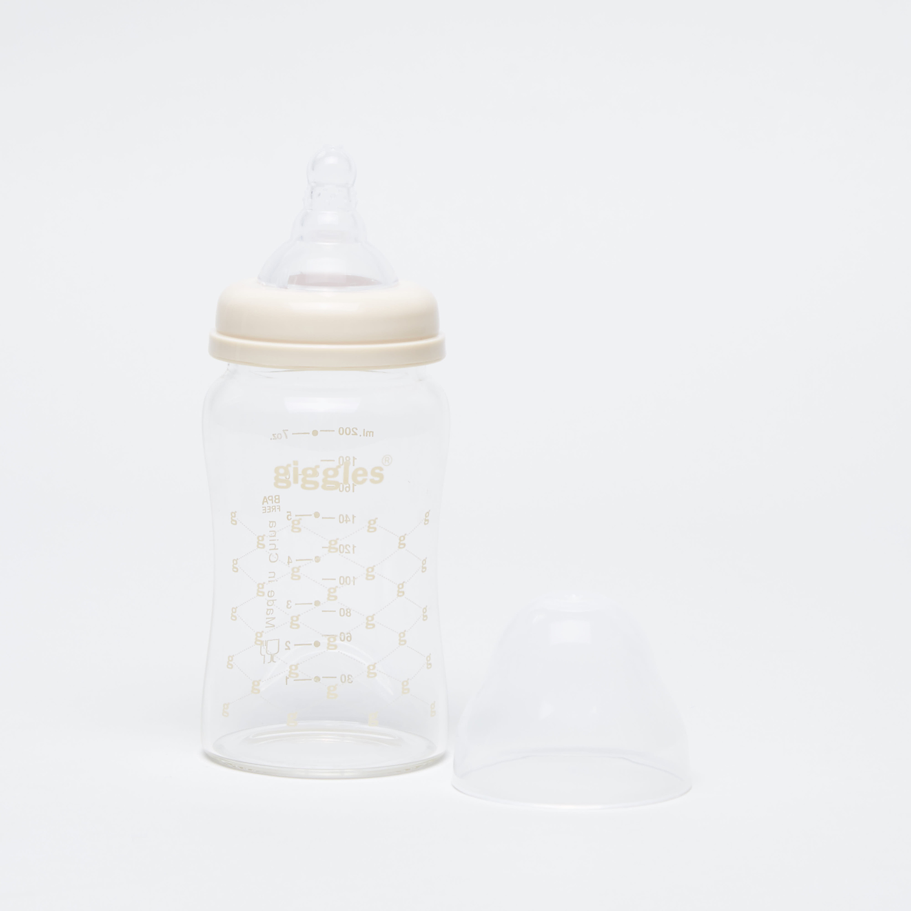 قارورة إرضاع بطبعات من جيجلز - 200 مل-baby-feeding-feedingbottles-bottlesandteats-image-2
