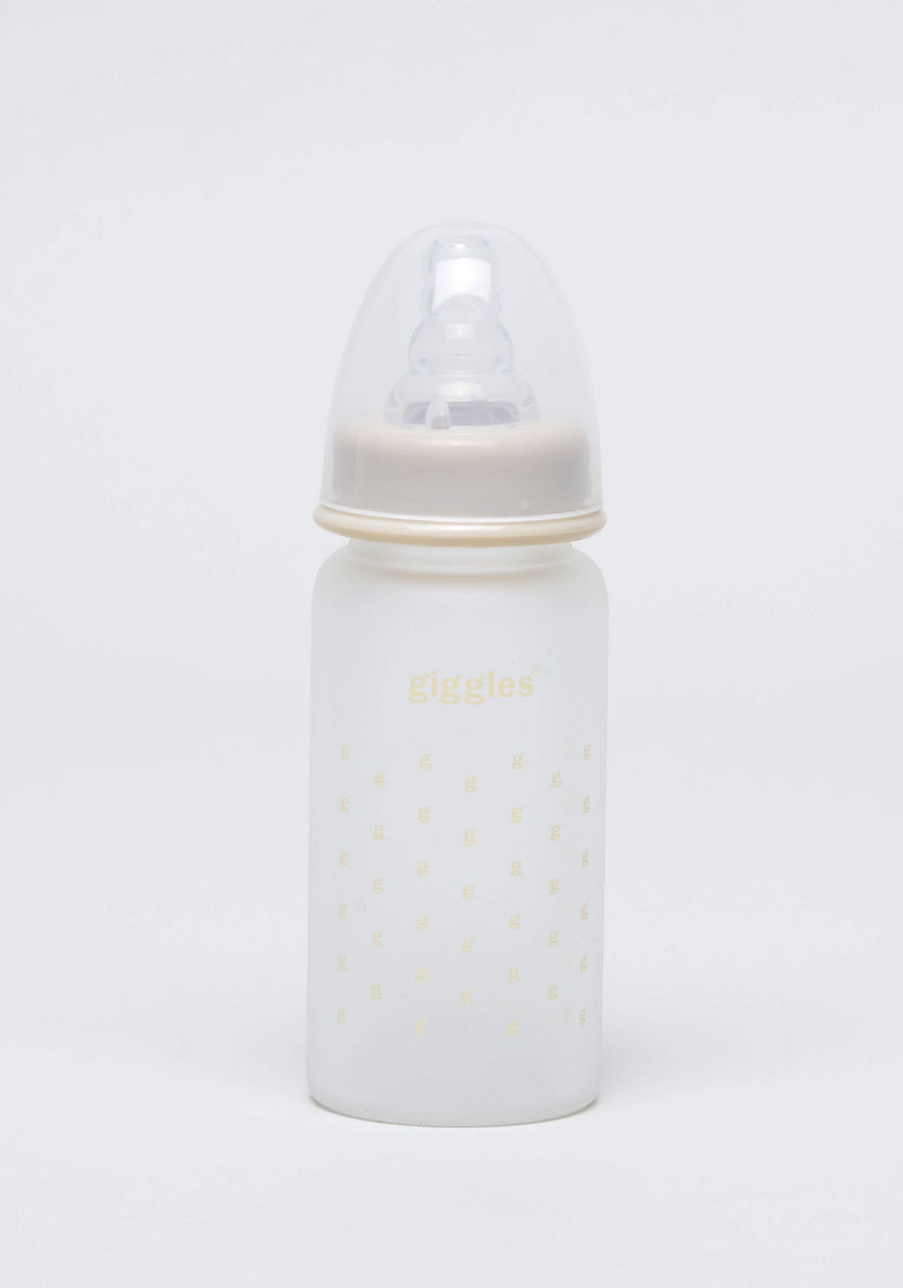 Giggles Star Print Feeding Bottle - 120 ml-Bottles and Teats-image-0