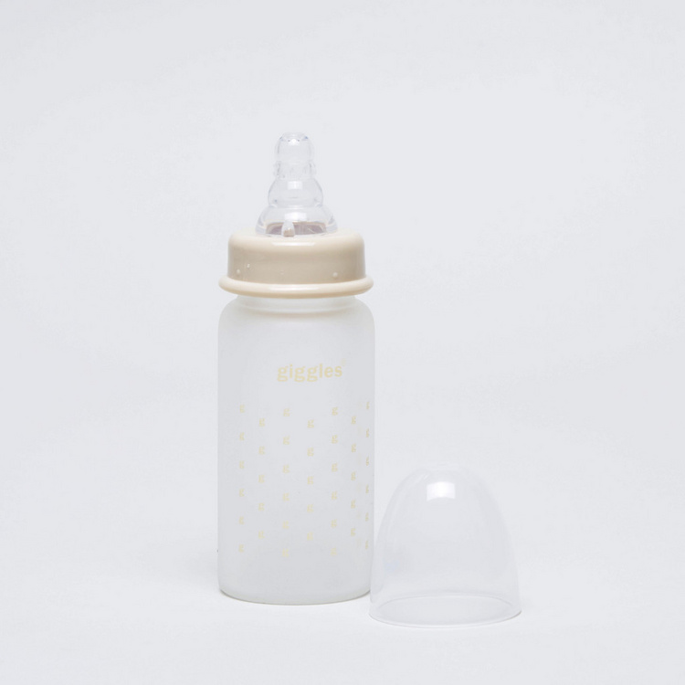 Giggles Star Print Feeding Bottle - 120 ml