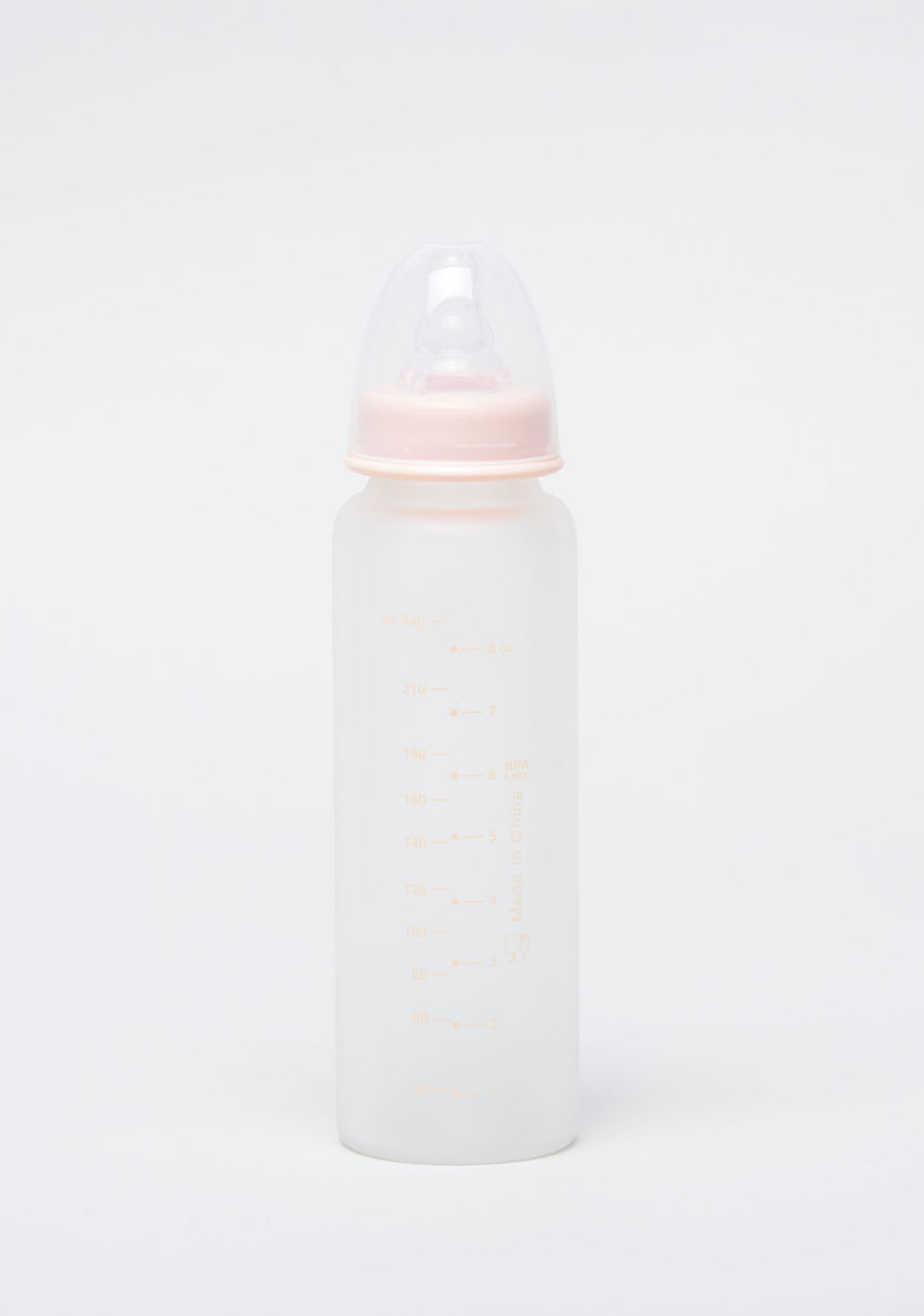 Giggles Printed Feeding Bottle with Cap - 240 ml-Bottles and Teats-image-3
