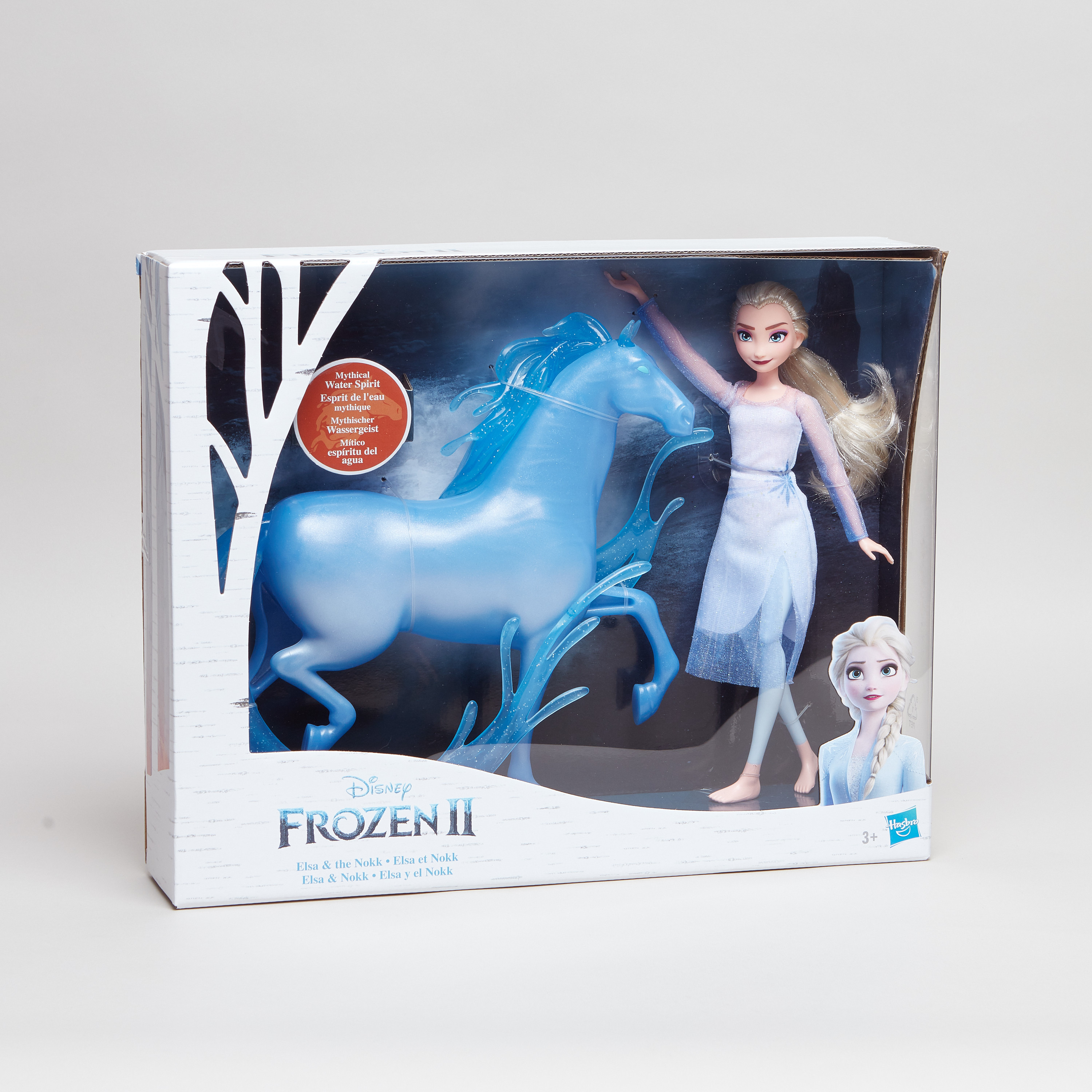 Elsa barbie with online water horse