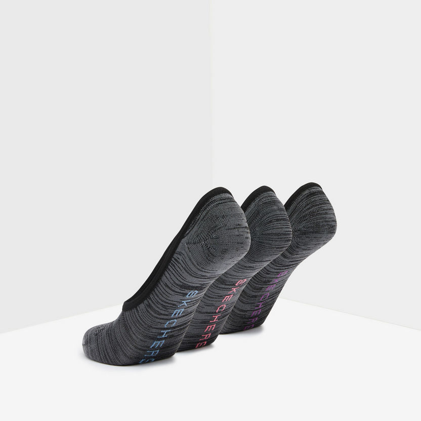 Skechers Women's Non-Terry Invisible Sports Socks - S113837-991-Women%27s Socks-image-2
