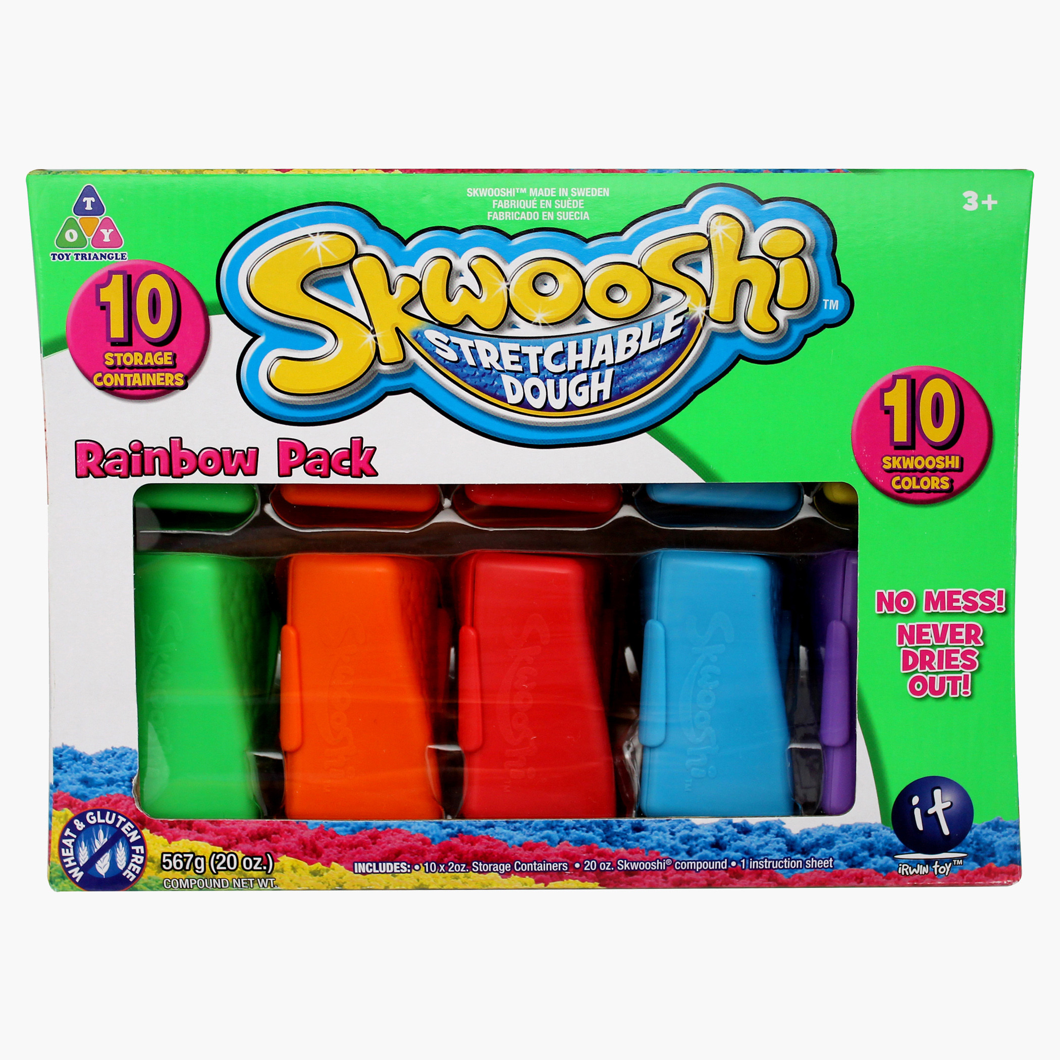 Skwooshi 10-piece Rainbow Dough Set-toys-educational-doughtoys-image-1