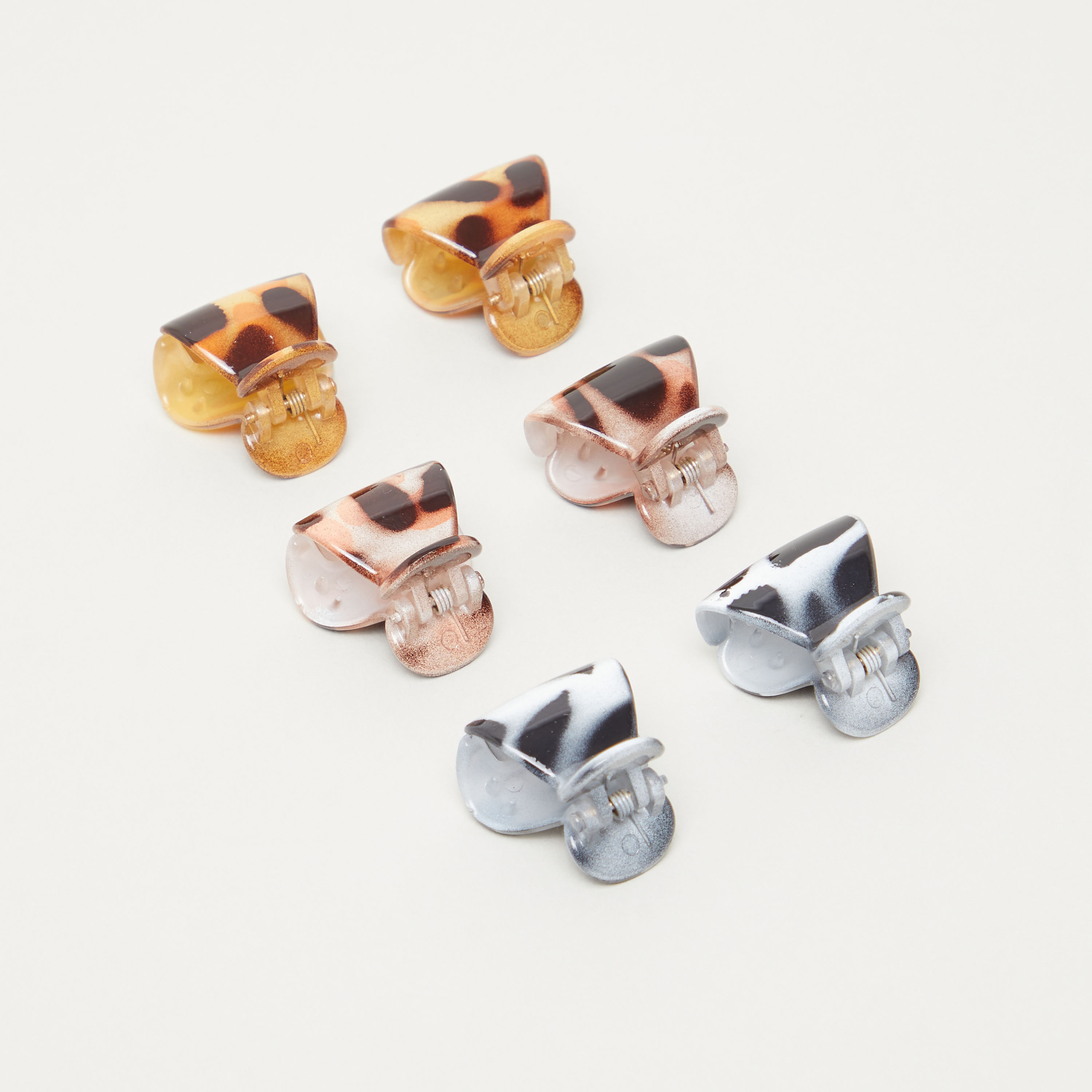Assorted Printed 6-Piece Hair Clamp Set-women-hairaccessories-clamps-image-4