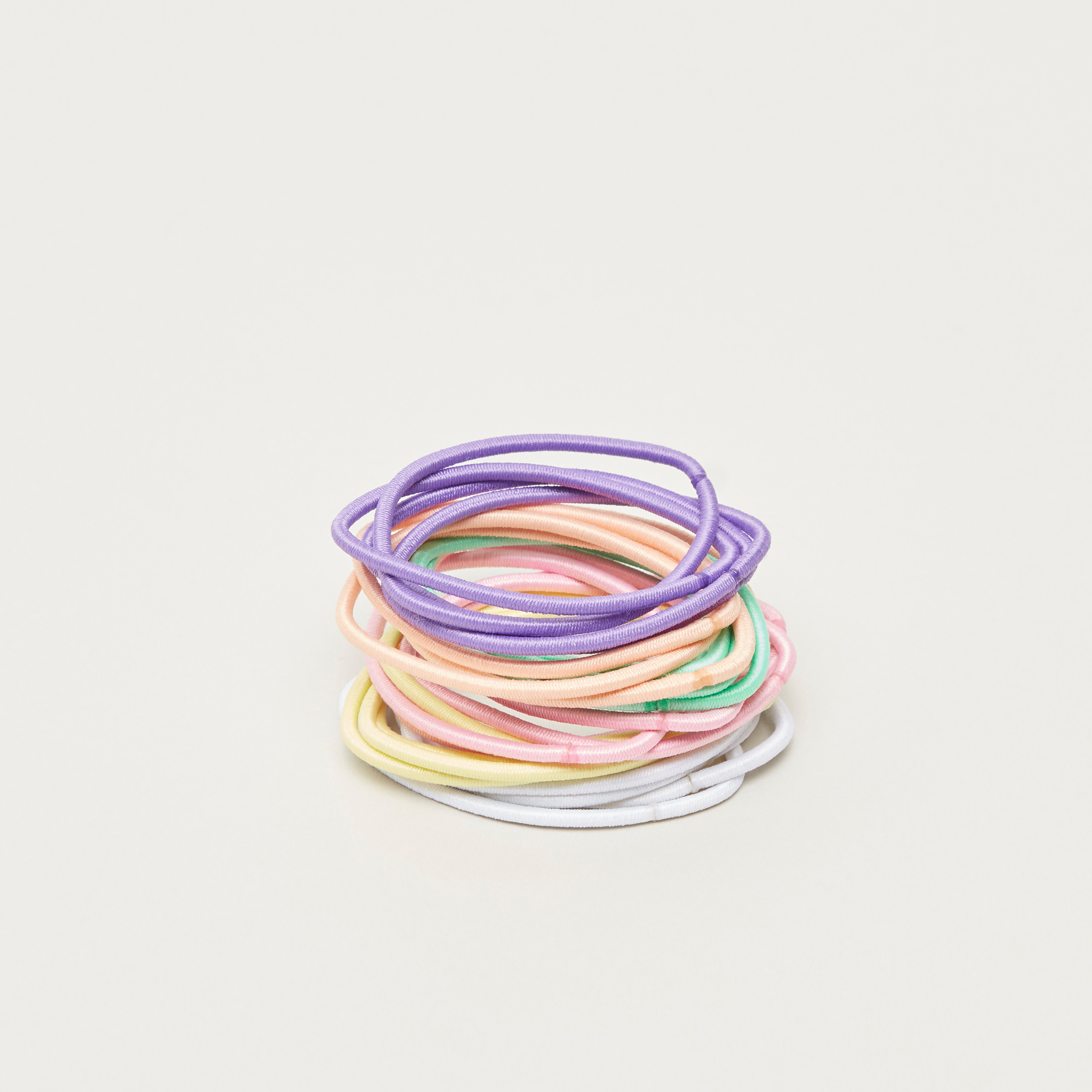Elasticised Hair Ties - Set of 24-women-hairaccessories-others-image-1