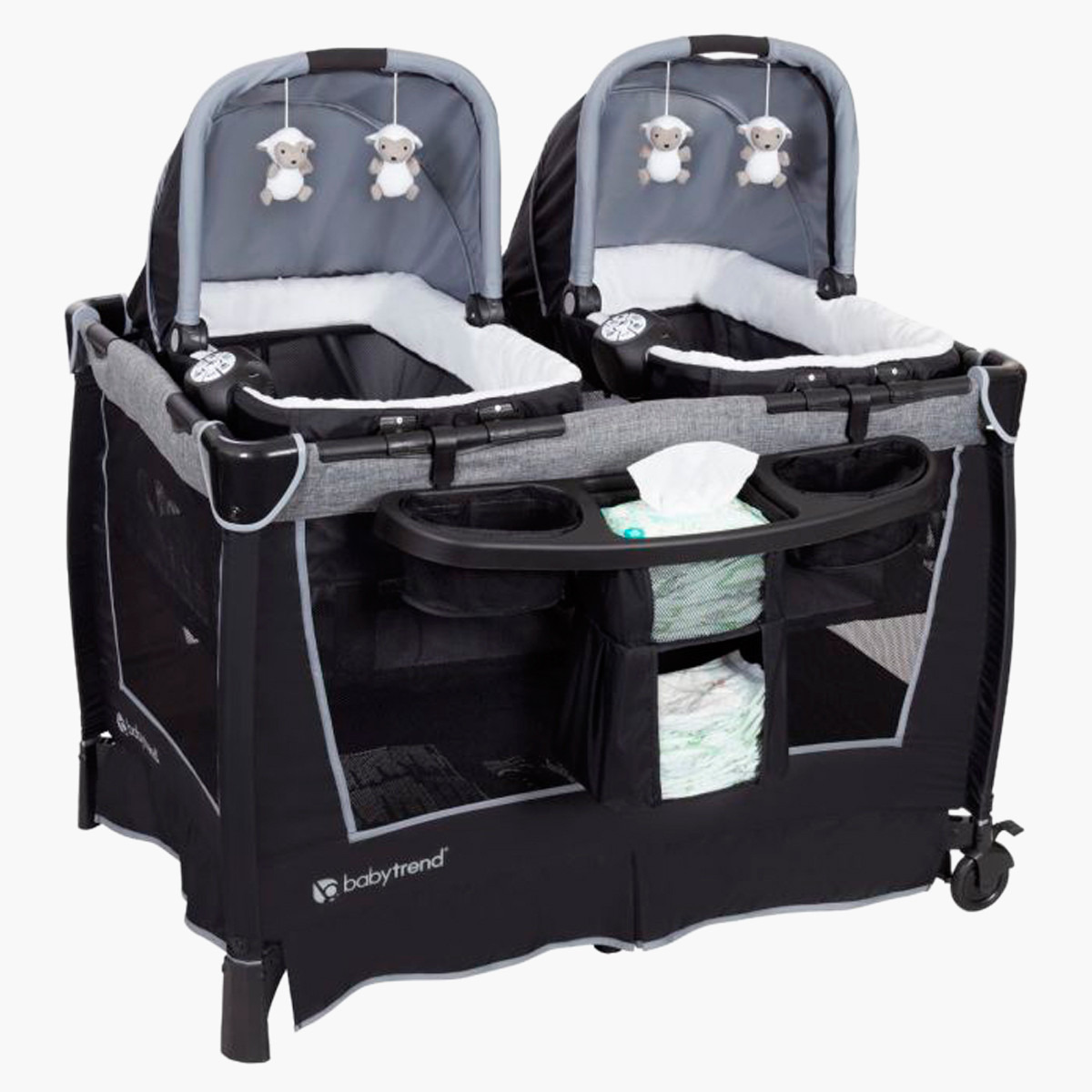 Baby Trend Twin Rock-A-Bye Bassinet-baby-nursery-furniture-cribsandbeds-bassinets-image-1