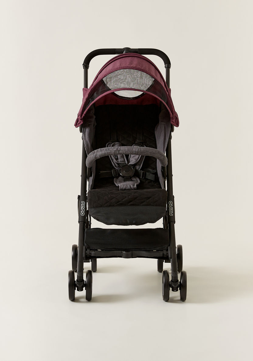 Giggles Nano Maroon Stroller with Sun Canopy (Upto 3 years)-Strollers-image-1