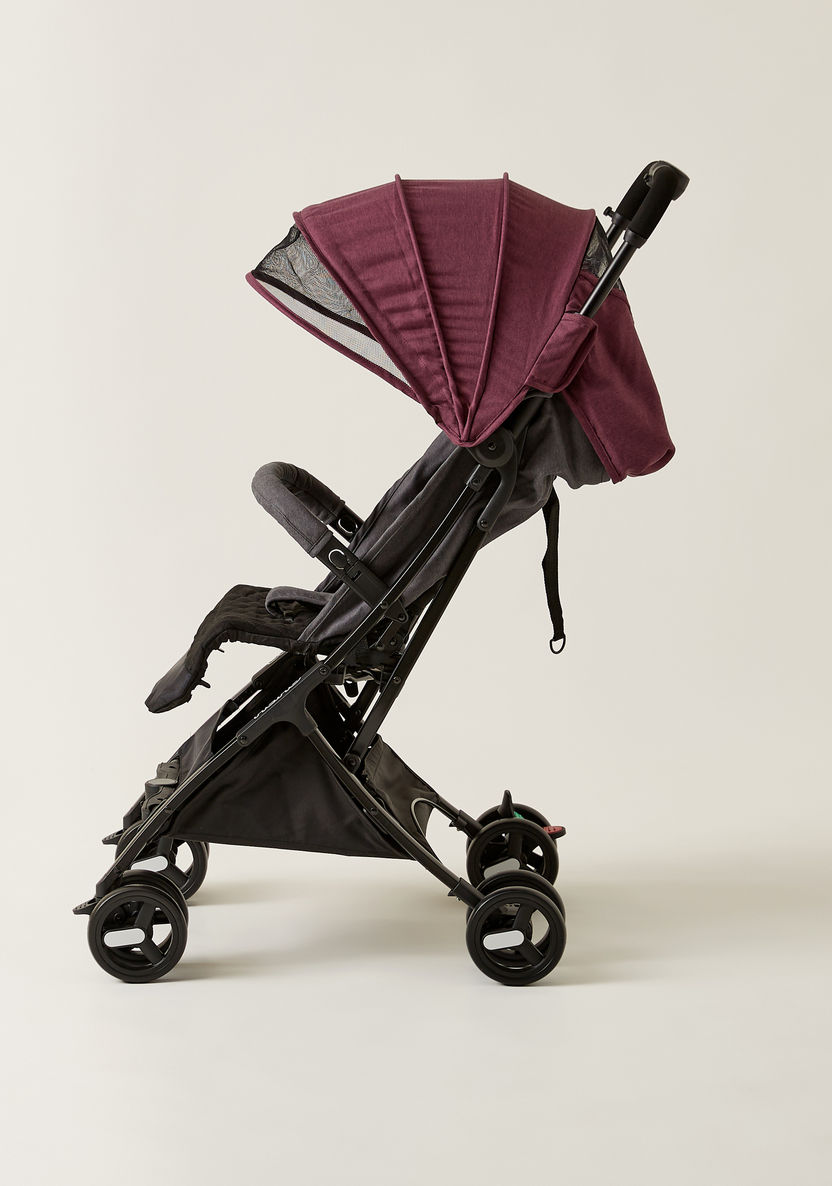 Giggles Nano Maroon Stroller with Sun Canopy (Upto 3 years)-Strollers-image-2