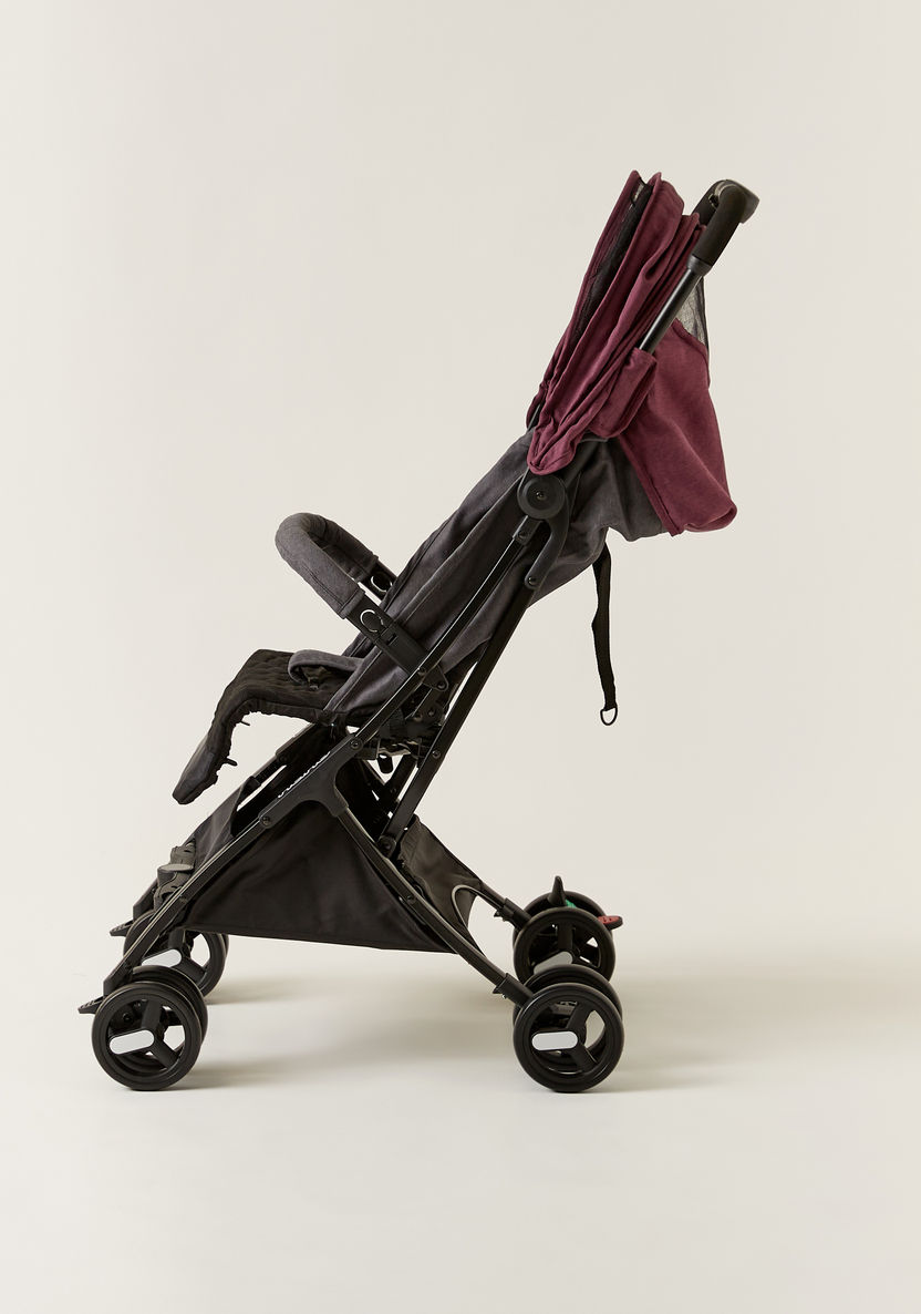 Giggles Nano Maroon Stroller with Sun Canopy (Upto 3 years)-Strollers-image-3
