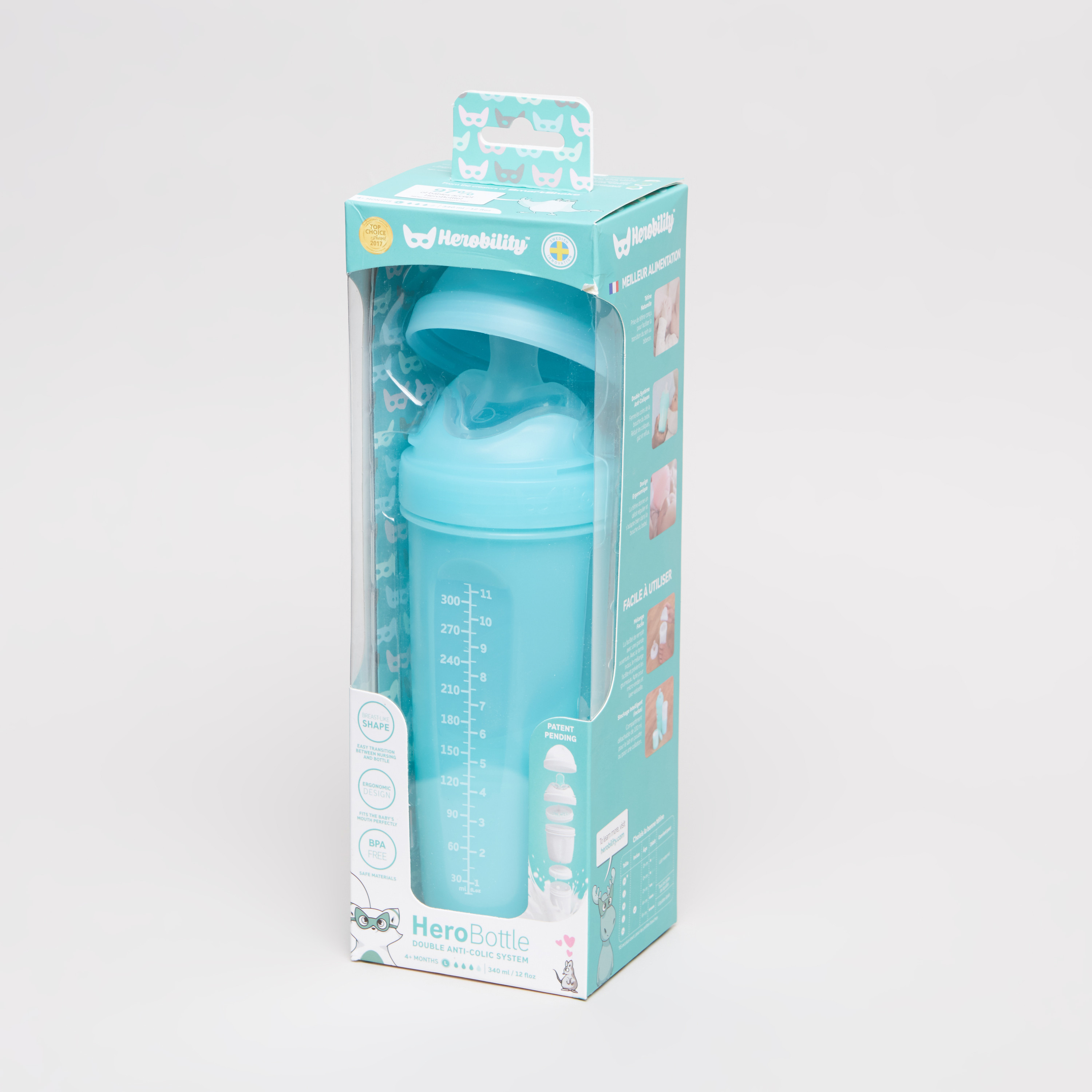 Shop Herobility Feeding Bottle with Cap 340 ml Online
