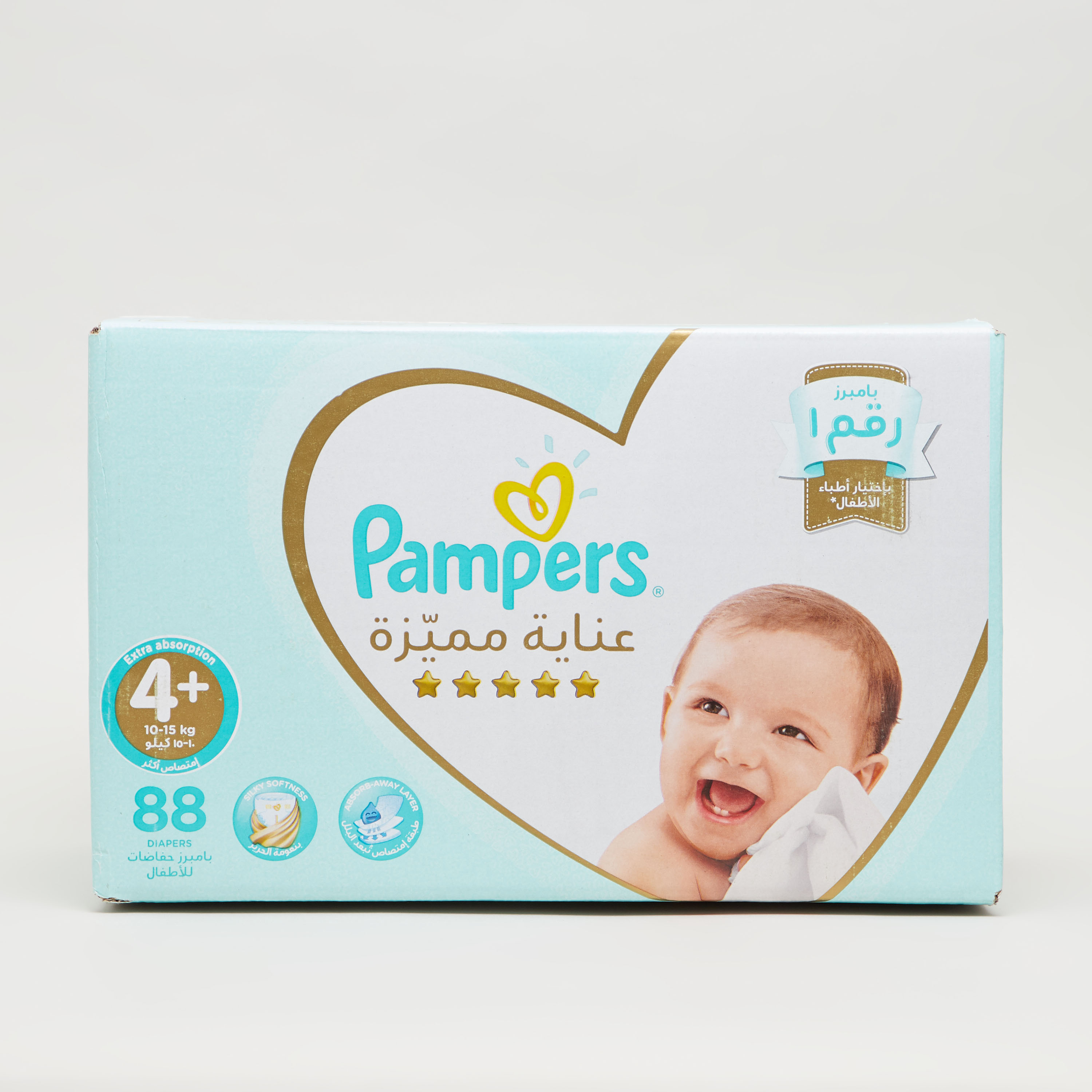 Pampers premium sale care 4 plus