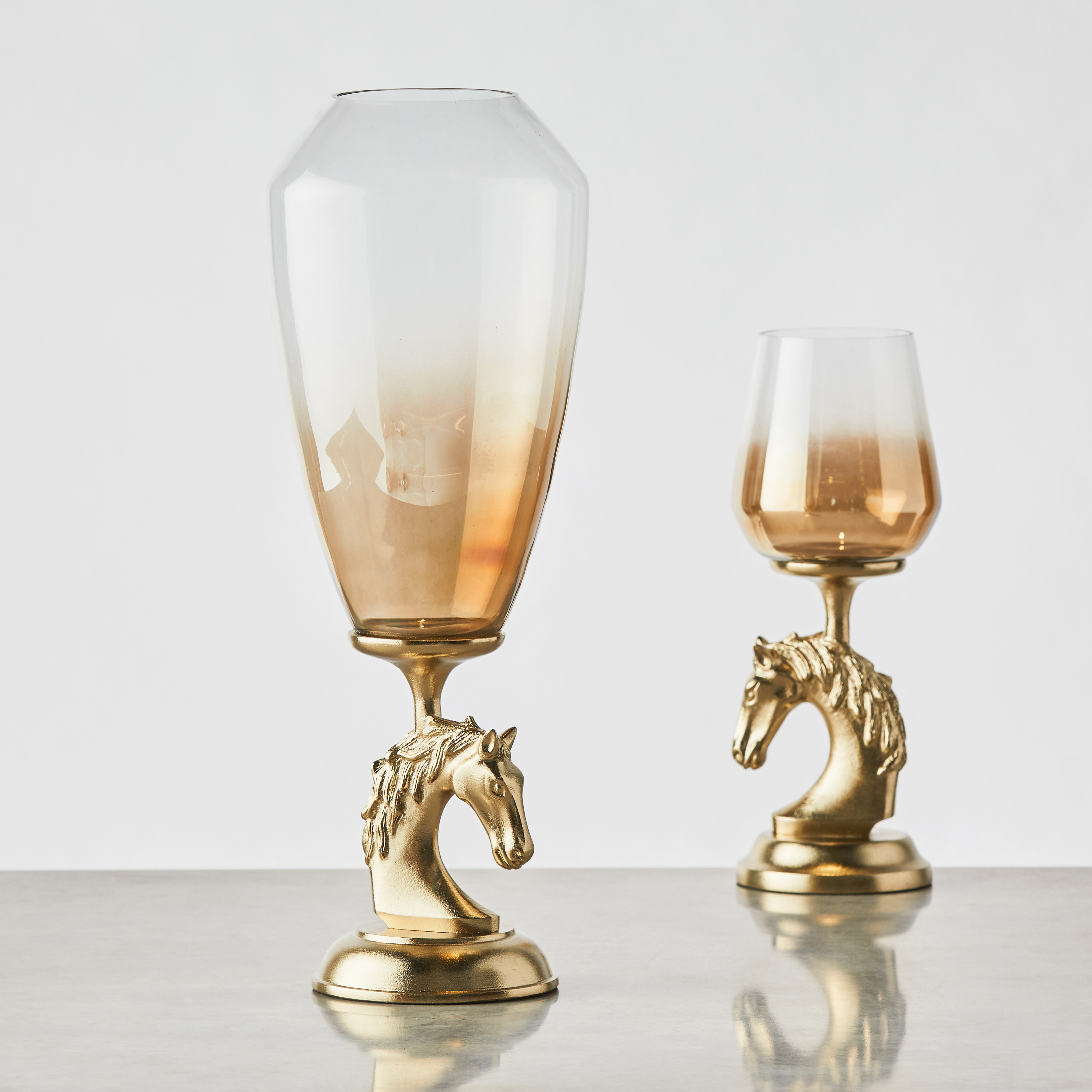 Artisanal Horse Vase - 17x17x46 cms-household-decor-vasesandbowls-image-3