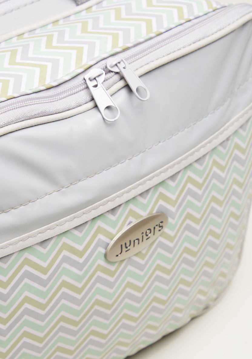 Juniors Chevron Print Diaper Bag with Double Handles-Diaper Bags-image-2